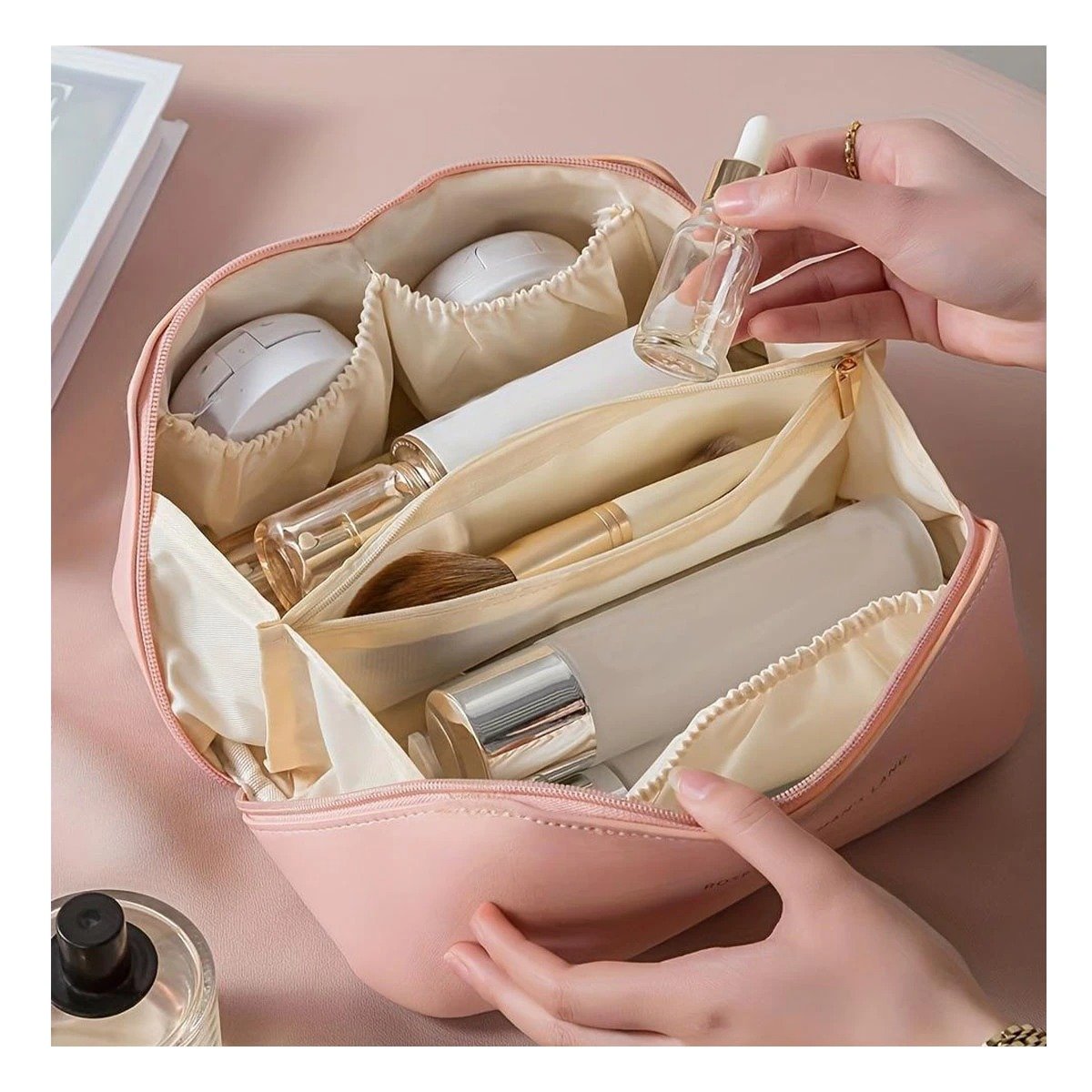 PACK2 CAJA ROSADA MINIMALISTA CON ESTILO MODERNO - 5