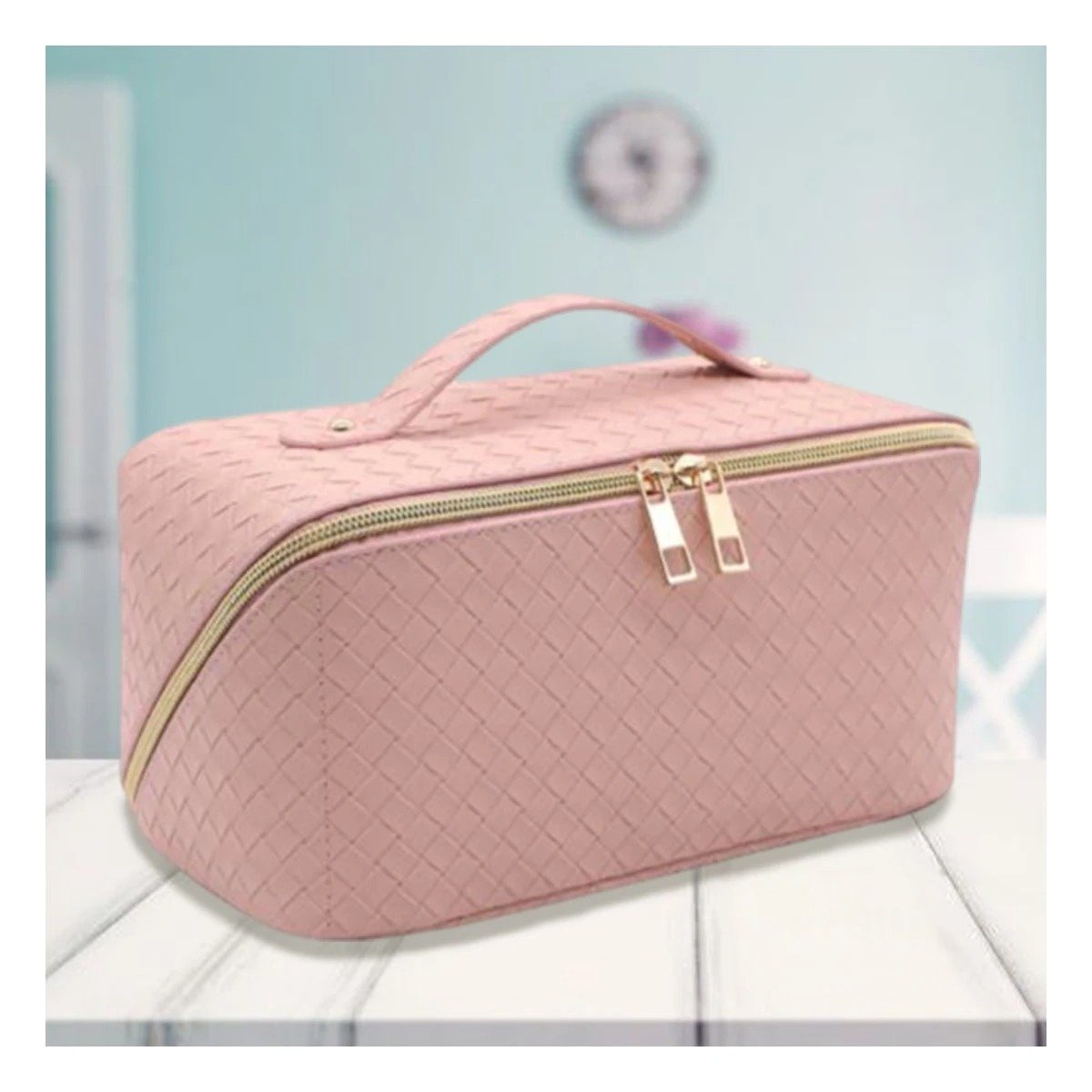PACK6 ESTUCHE ROSADO FUNCIONAL CON ESTILO MINIMALISTA - 5