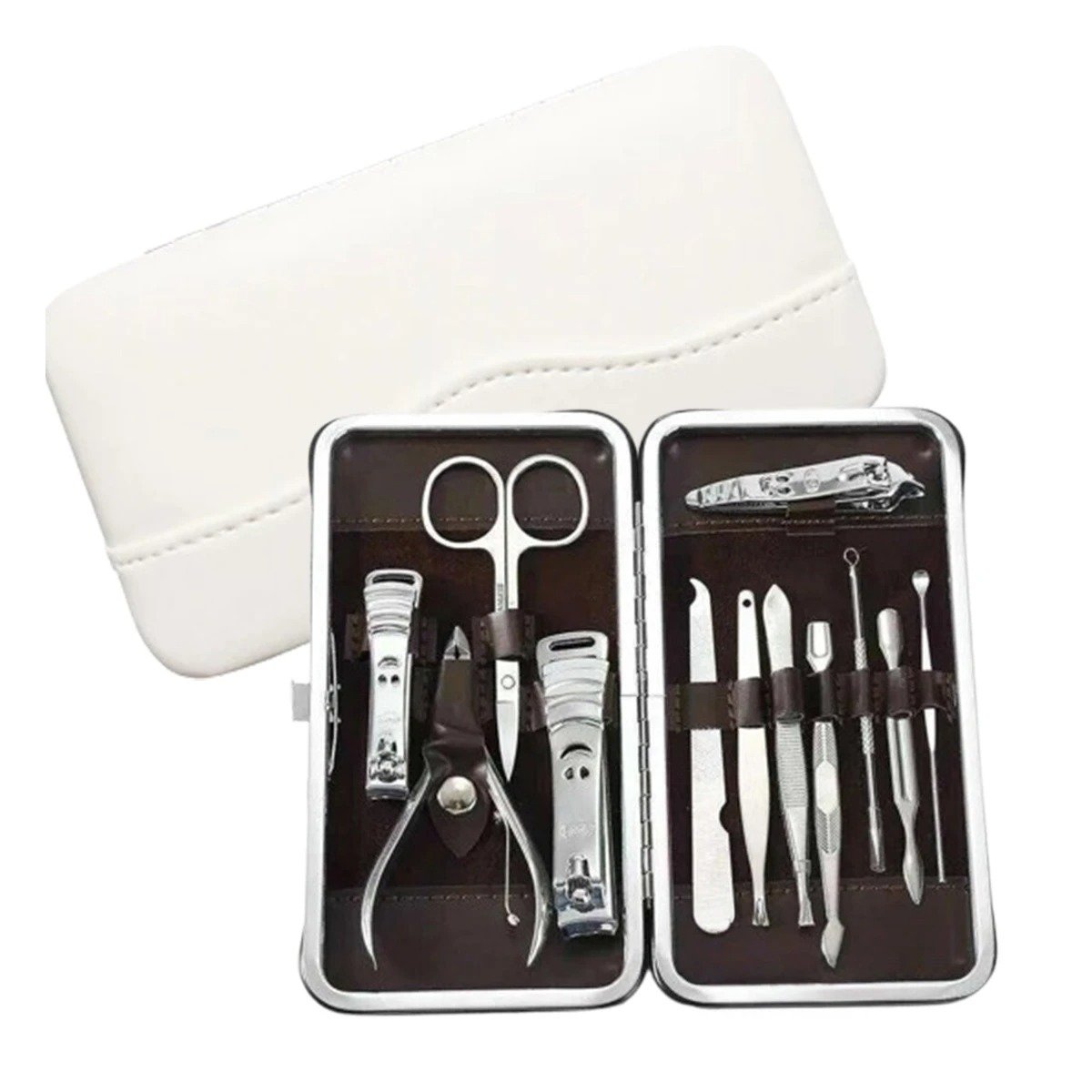 PACK6 ORGANIZADOR DE ACCESORIOS PARA UÑAS 12 PIEZAS BLANCO Y+REGALO STICKER - 2