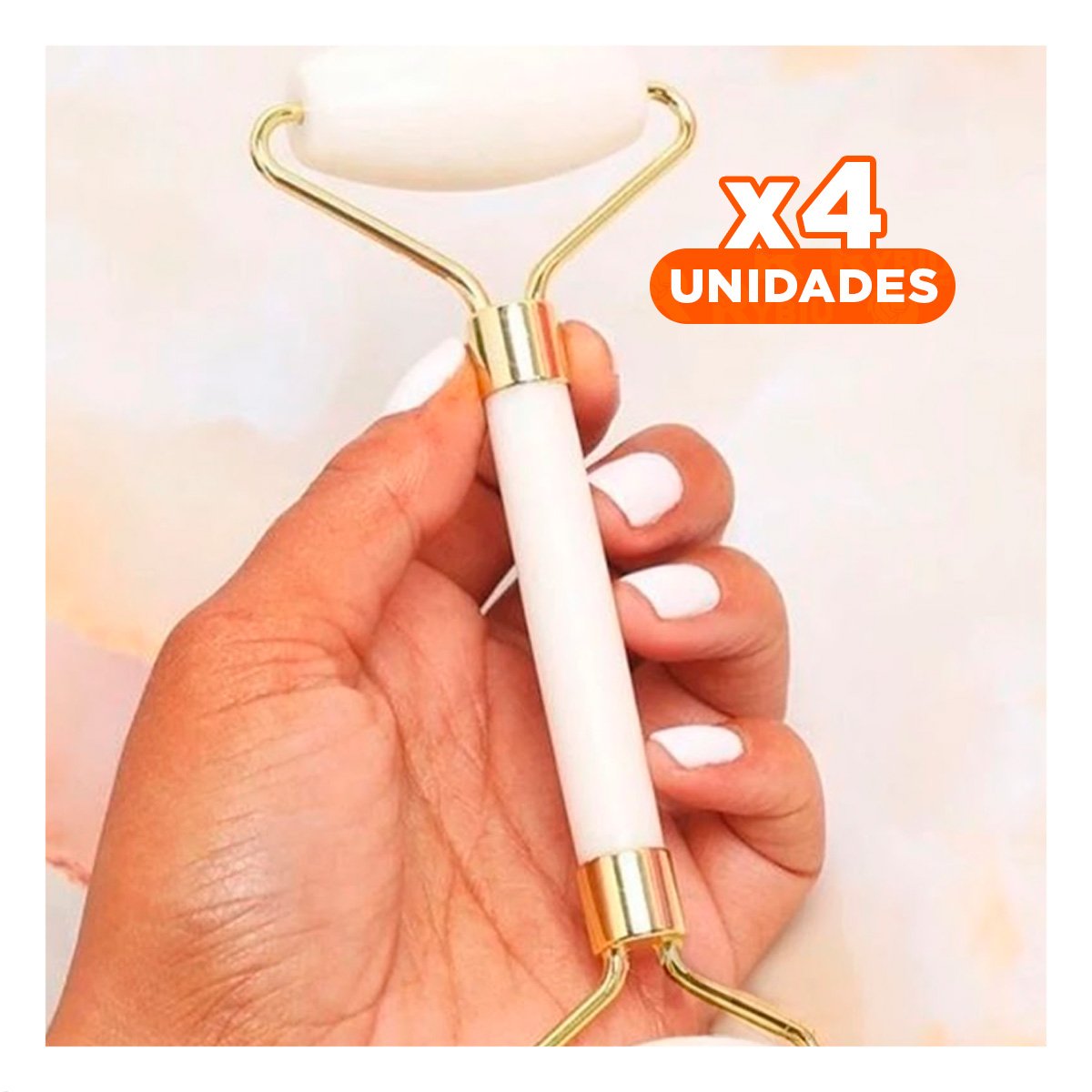PACK4 EXTRACTOR FACIAL SET DE 2 DE JADE BLANCO PARA CUIDADO Y RELAJACION DEL ROSTRO - 1