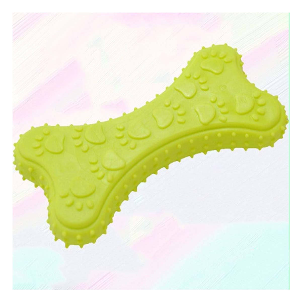 PACK12 ELEMENTO HUESO PEQUENO VERDE LIMON CON IMAGEN EQUILIBRADA Y+PAPEL REGALO - 5
