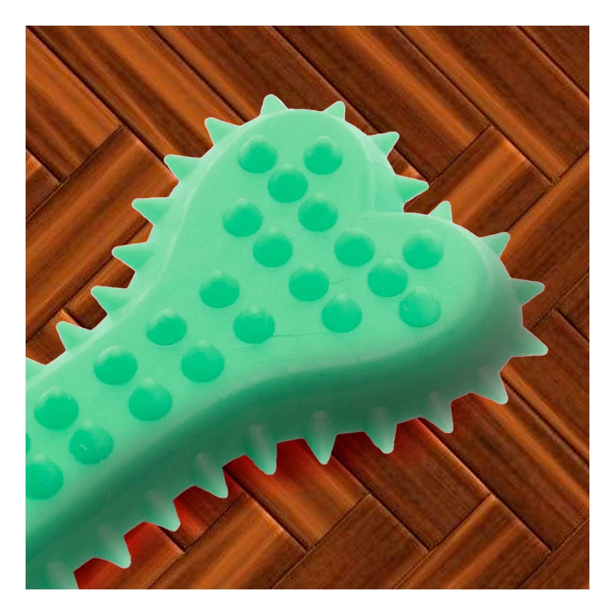 PACK4 JUGUETE DOMESTICO HUESO CON PUAS EN COLOR VERDE AGUA ENTORNOS CONTROLADOS - 3