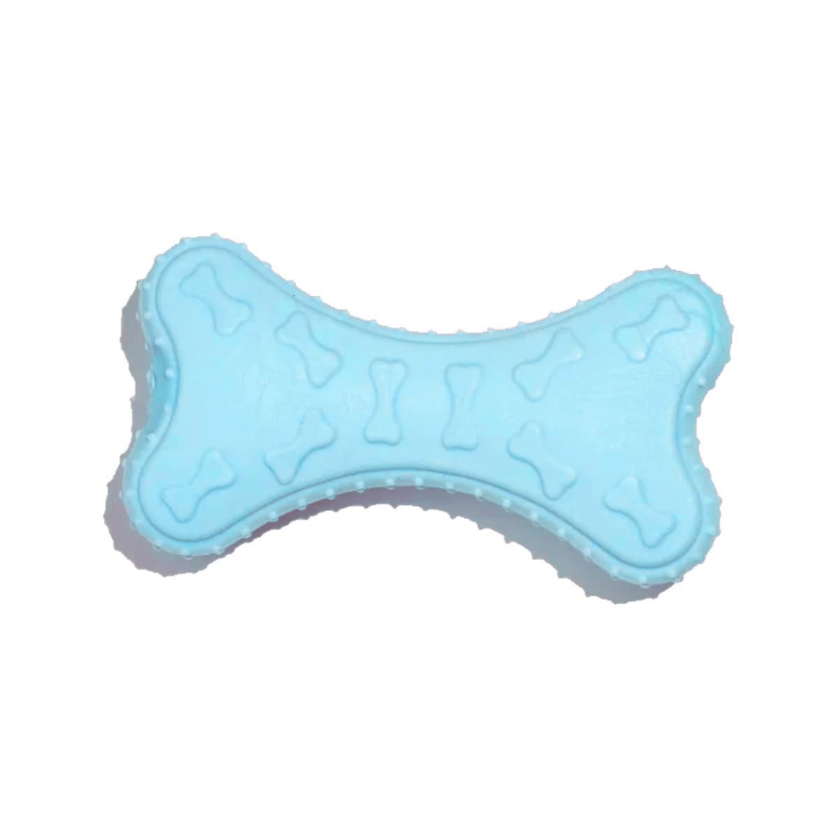PACK4 JUGUETE PRACTICO CELESTE CLARO CON FIGURA HUESO PEQUENO PARA ORDEN DIARIO Y+PAPEL REGALO - 3