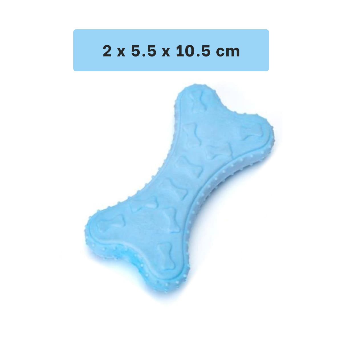 PACK12 ELEMENTO HUESO PEQUENO CELESTE CLARO CON IMAGEN EQUILIBRADA Y+PAPEL REGALO - 4