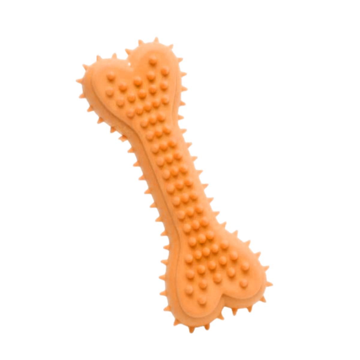 MORDEDOR CON PUAS EN COLOR NARANJA CON CONTORNO HUESO PARA JUEGO RECURRENTE Y+LIGAS REGALO - 3