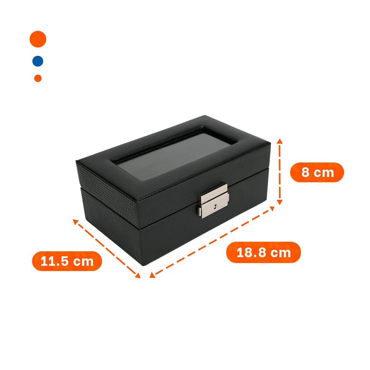 PACK4 PROTECTOR ELEGANTE PARA 3 RELOJES CON CIERRE SEGURO COMPLETO Y+REGALO STICKER - 4