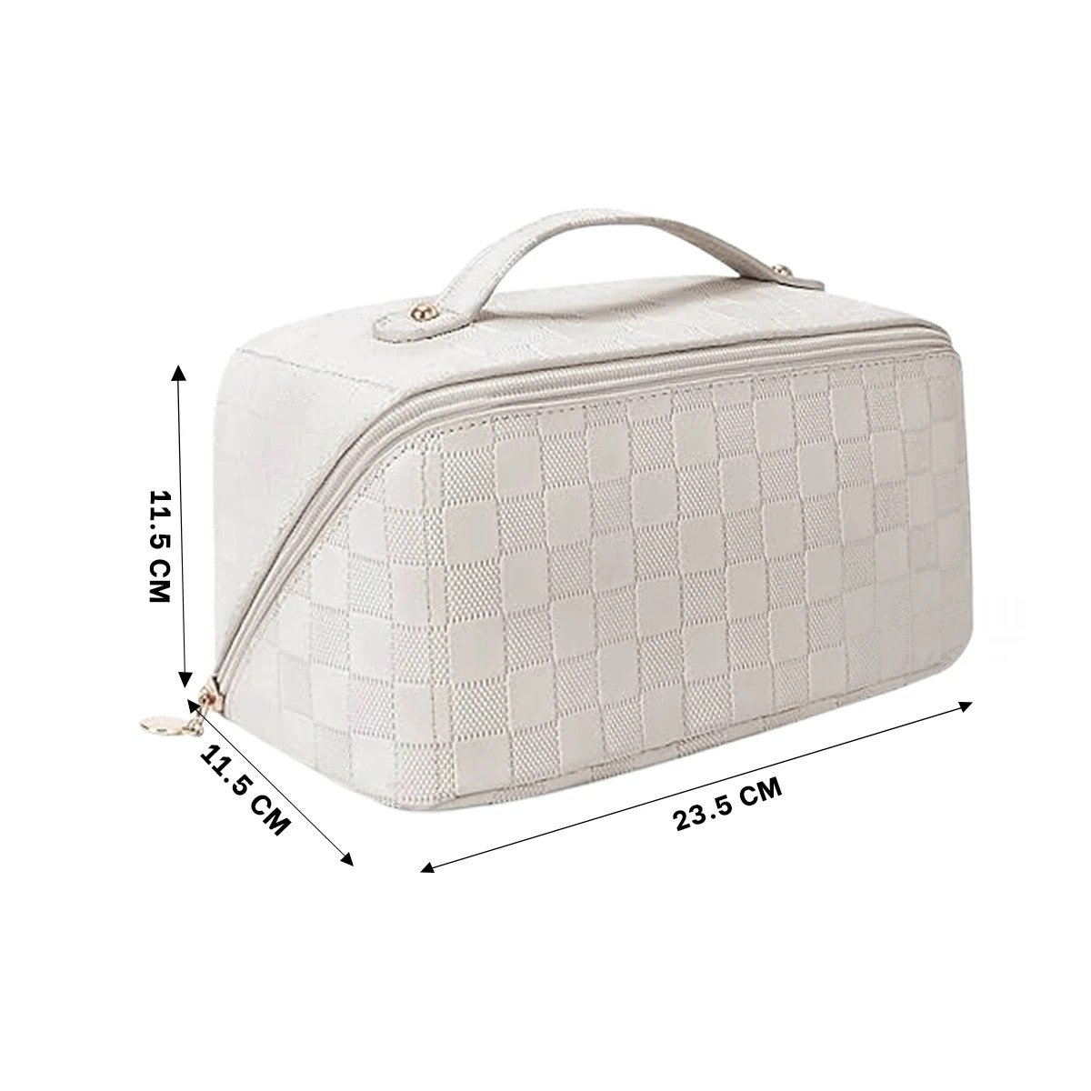 PACK12 BOLSA BLANCA MINIMALISTA DE CUADROS PARA VIAJE Y+PAPEL REGALO - 4