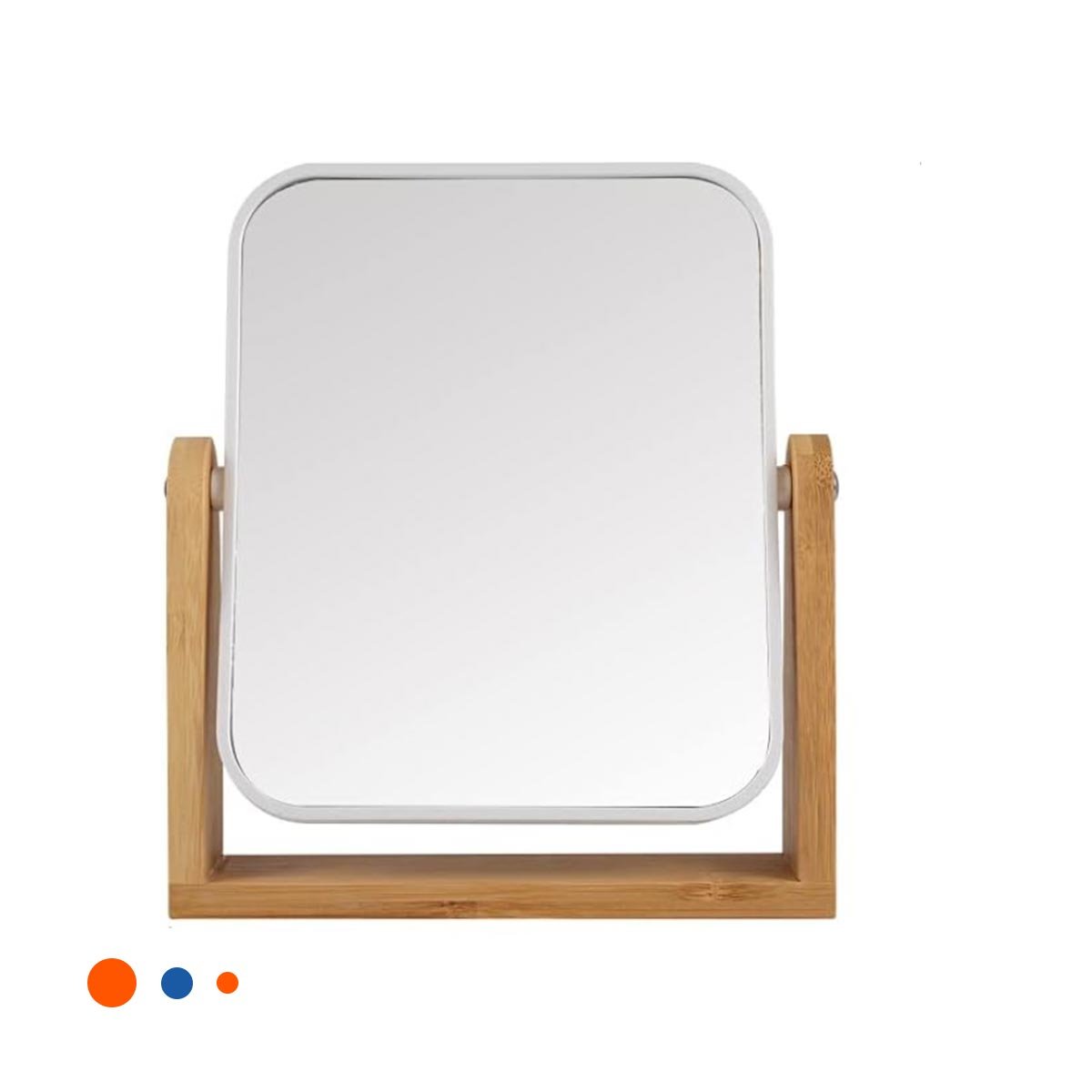 CRISTAL RECTANGULAR DOBLE TRANSPARENTE 16,5CM BASE MADERA Y+PAPEL REGALO - 1
