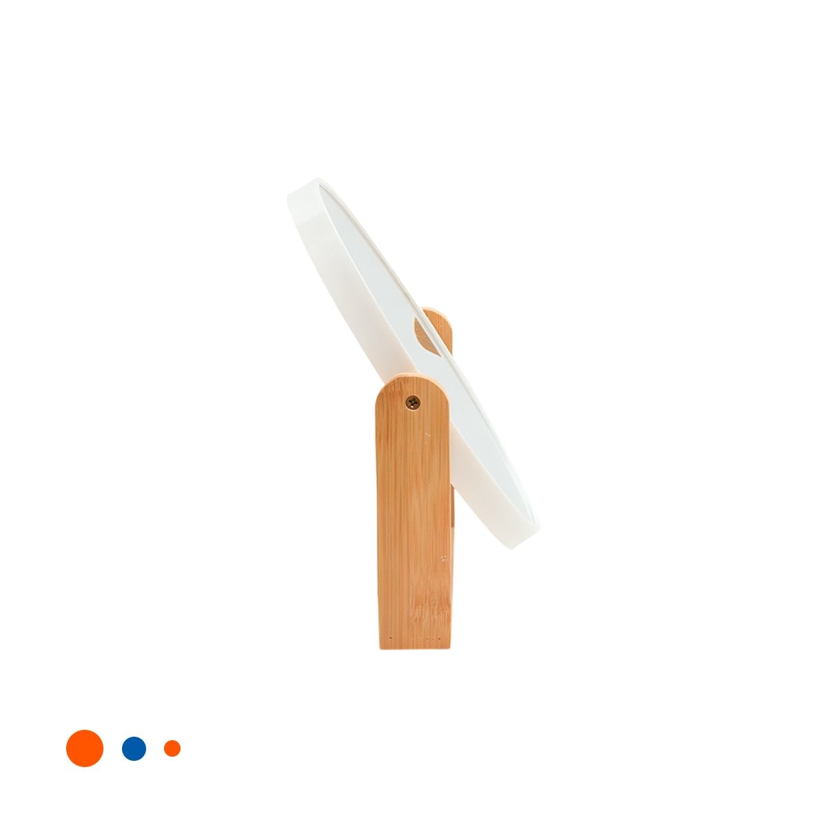 SUPERFICIE REFLECTANTE OVALADA CON BASE MADERA 15CM HOGAR Y+LIGAS REGALO - 3