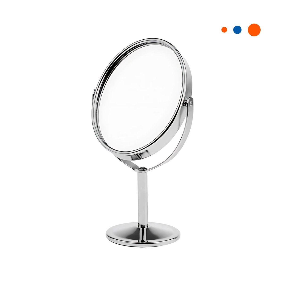 PACK4 PIEZA FUNCIONAL CIRCULAR DOBLE DE MESA 21,5CM PLATEADO Y+PAPEL REGALO - 3