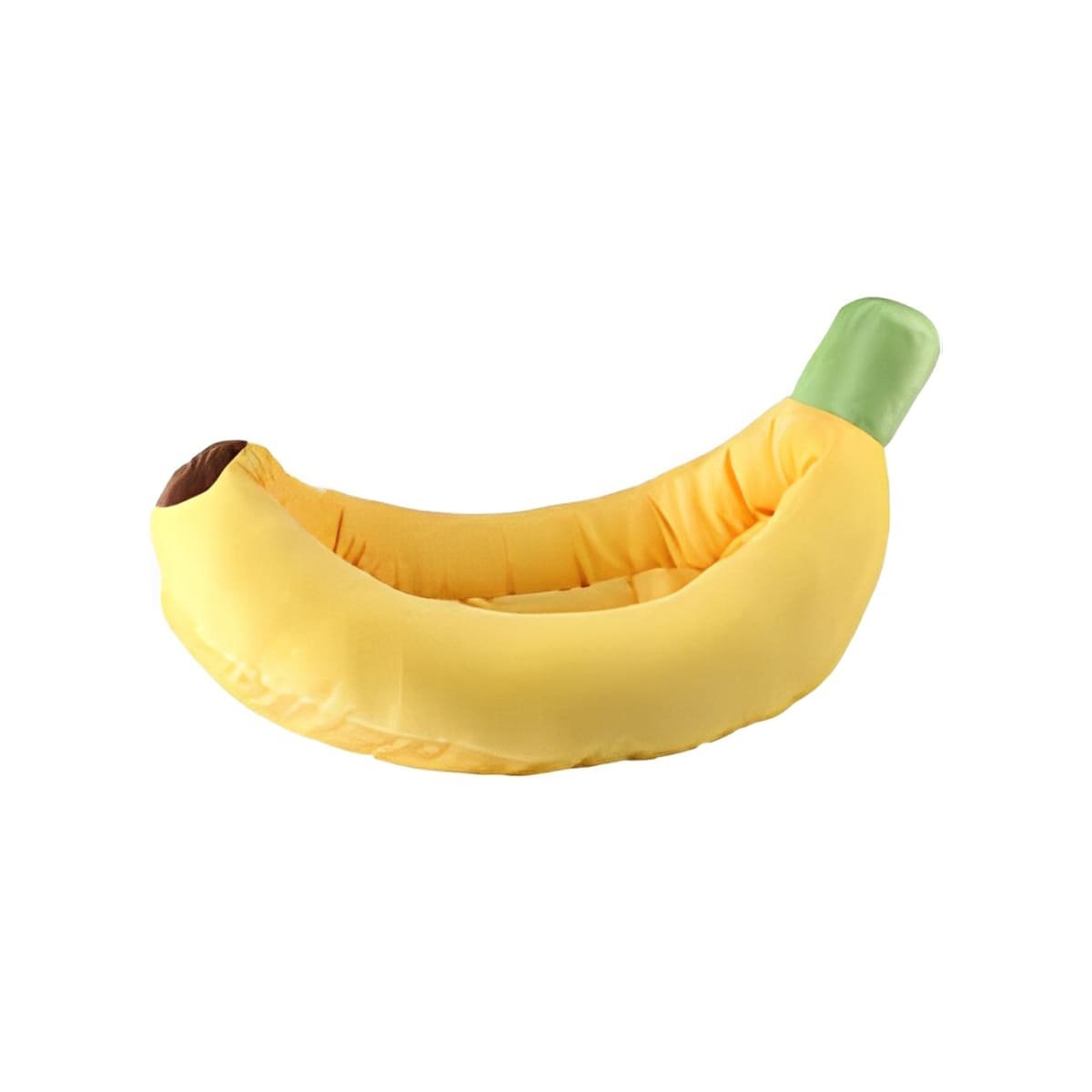 BASE ACOLCHADA ESTILO PLATANO PARA MASCOTA TALLA S AMARILLO VIBRANTE Y+PAPEL REGALO - 1