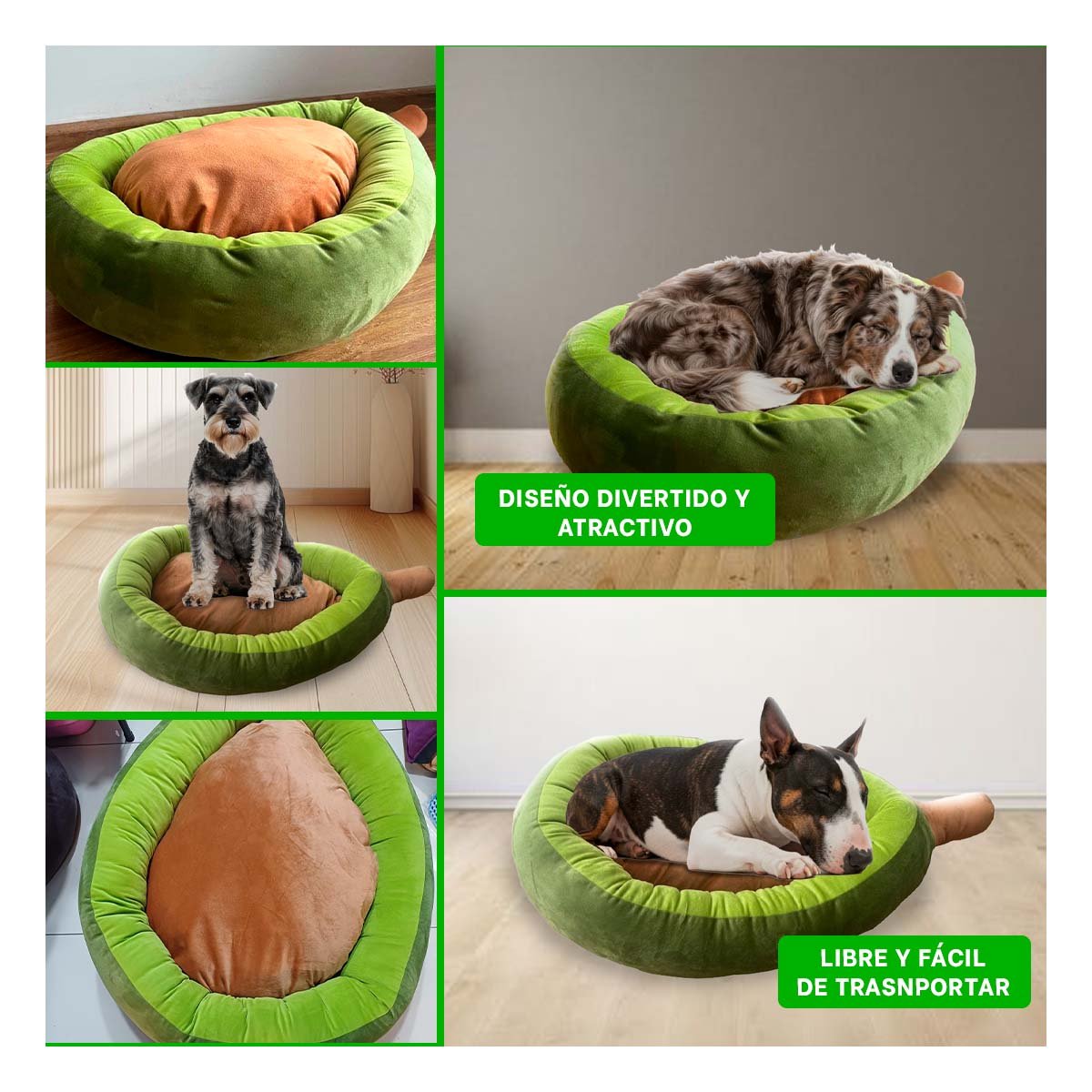 PACK2 MOISES PARA ANIMAL PALTA TALLA M VERDE MUY UTIL PARA CUIDADO CON CALMA Y+PAPEL REGALO - 3