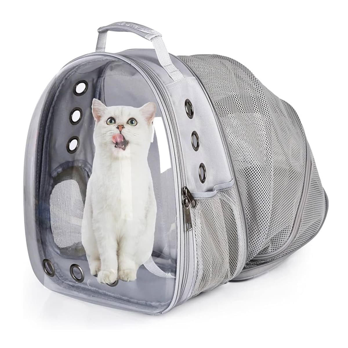 PACK4 MORRAL BURBUJA EXPANDIBLE PARA GATO EN PLOMO CON ESPACIO AMPLIO Y+PAPEL REGALO - 3