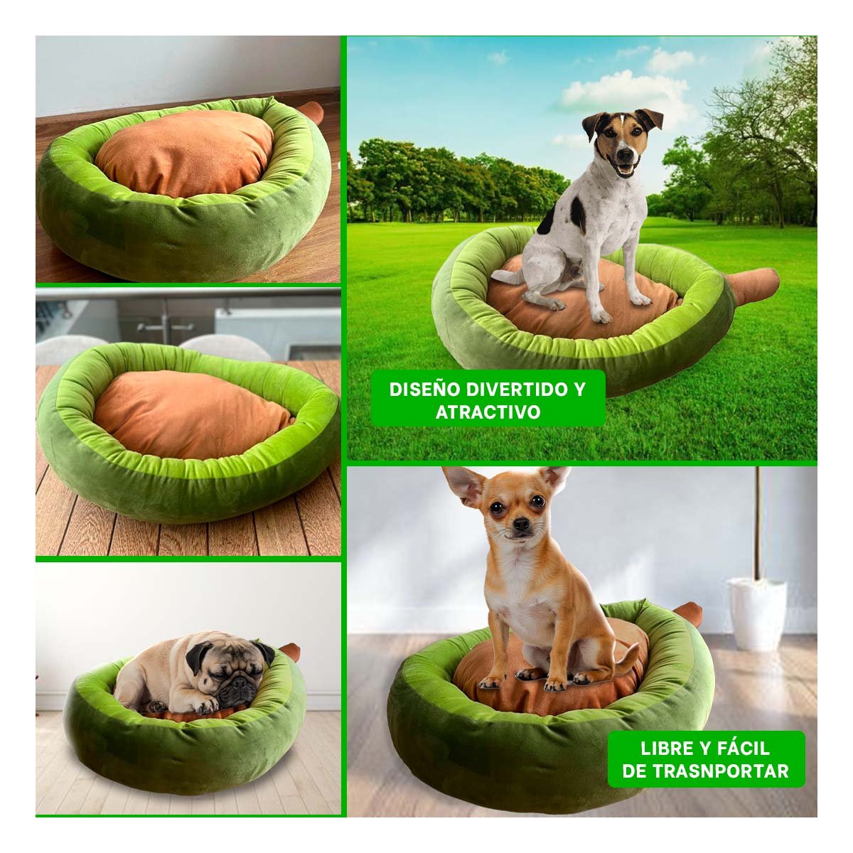 PACK2 MOISES PARA ANIMAL PALTA TALLA S VERDE MUY UTIL PARA CUIDADO CON CALMA Y+PAPEL REGALO - 3