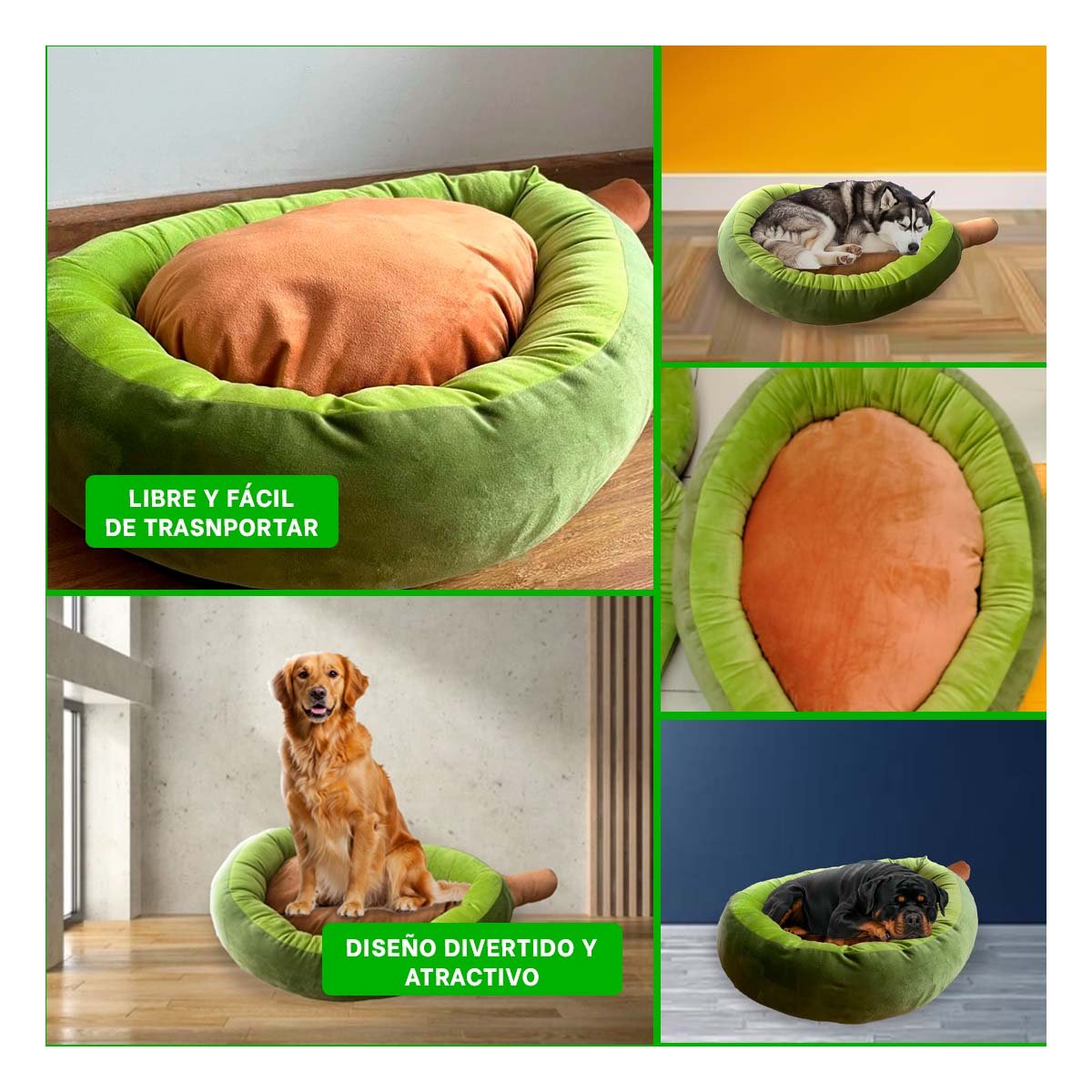 SOFA DE DESCANSO PALTA TALLA L VERDE PARA CASA CON MUCHA CALIDAD REAL Y+POST IT - 5