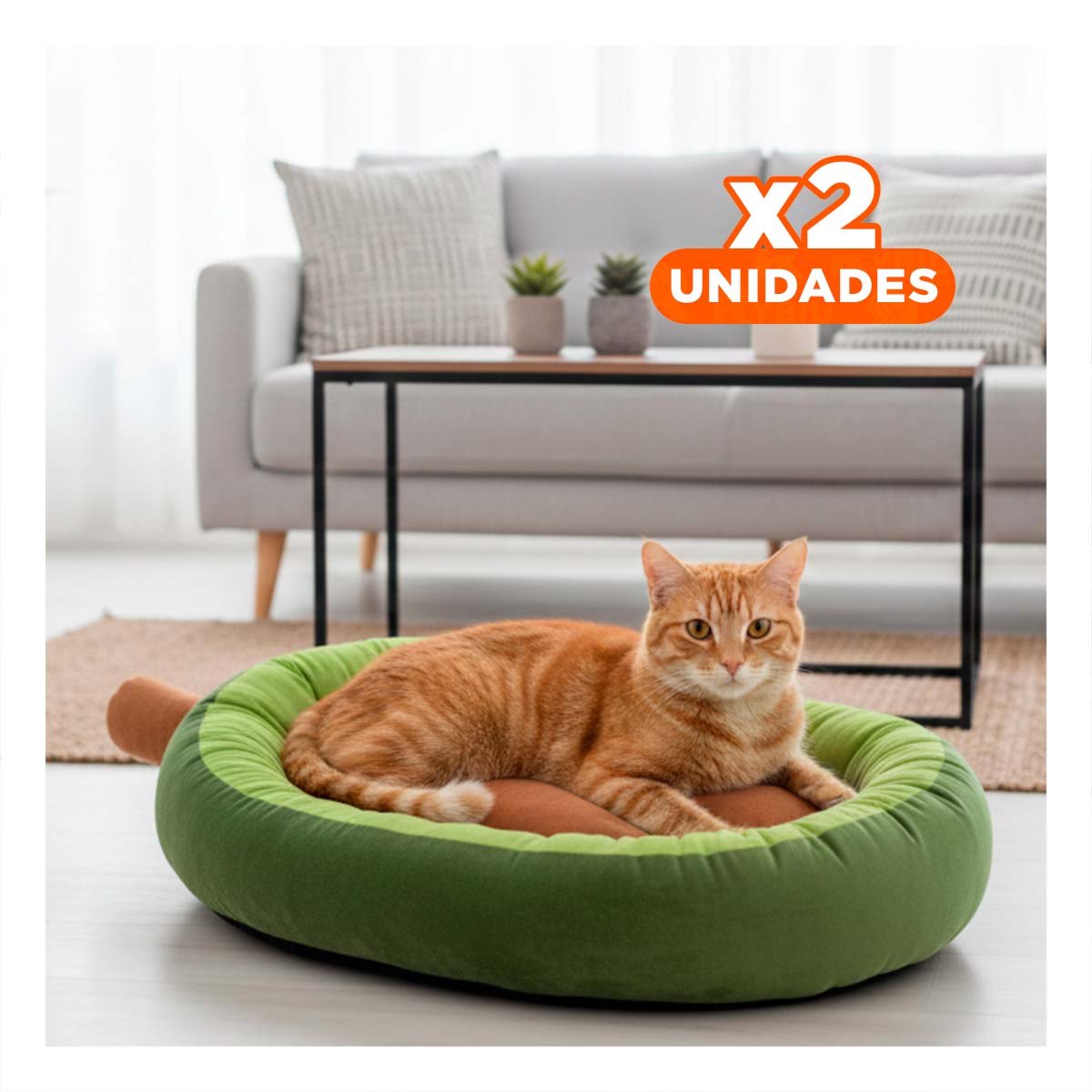 PACK2 CAMA PALTA PARA MASCOTA TALLA L VERDE DE GRAN CLASE PARA SUS PERRITOS Y+REGALO STICKER - 1