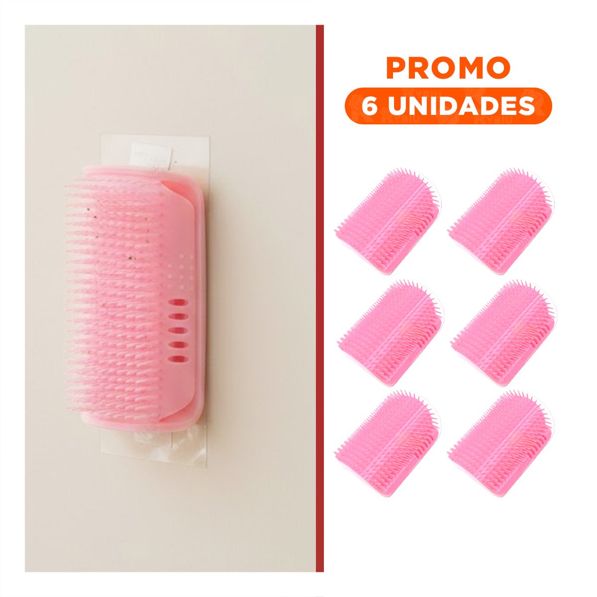 PACK6 ACCESORIO DE FRICCION ROSADA MAS ESTIMULO DE MONTAJE RAPIDO PARA SUS MANOS - 1