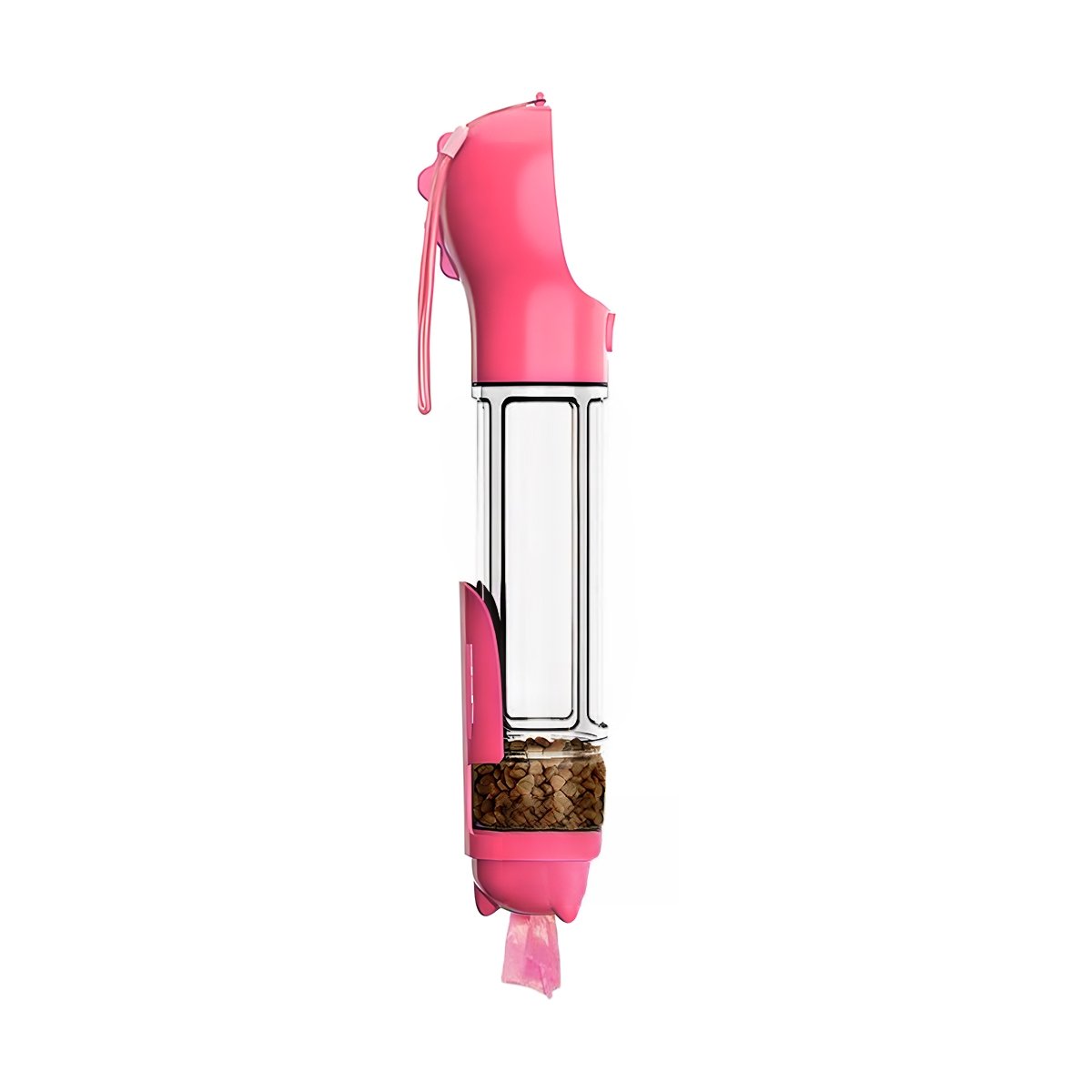PACK4 BOTELLA 4 EN 1 DISPENSADOR CON BOLSITA ROSADO GRANDE MUY ACTIVO DE PASEO Y+PAPEL REGALO - 3