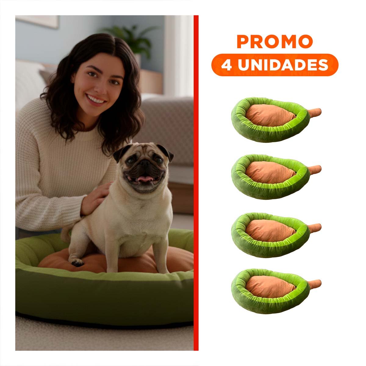 PACK4 MOISES PARA ANIMAL PALTA TALLA S VERDE PARA SUS PADRES Y SU COMODIDAD Y+REGALO STICKER - 1