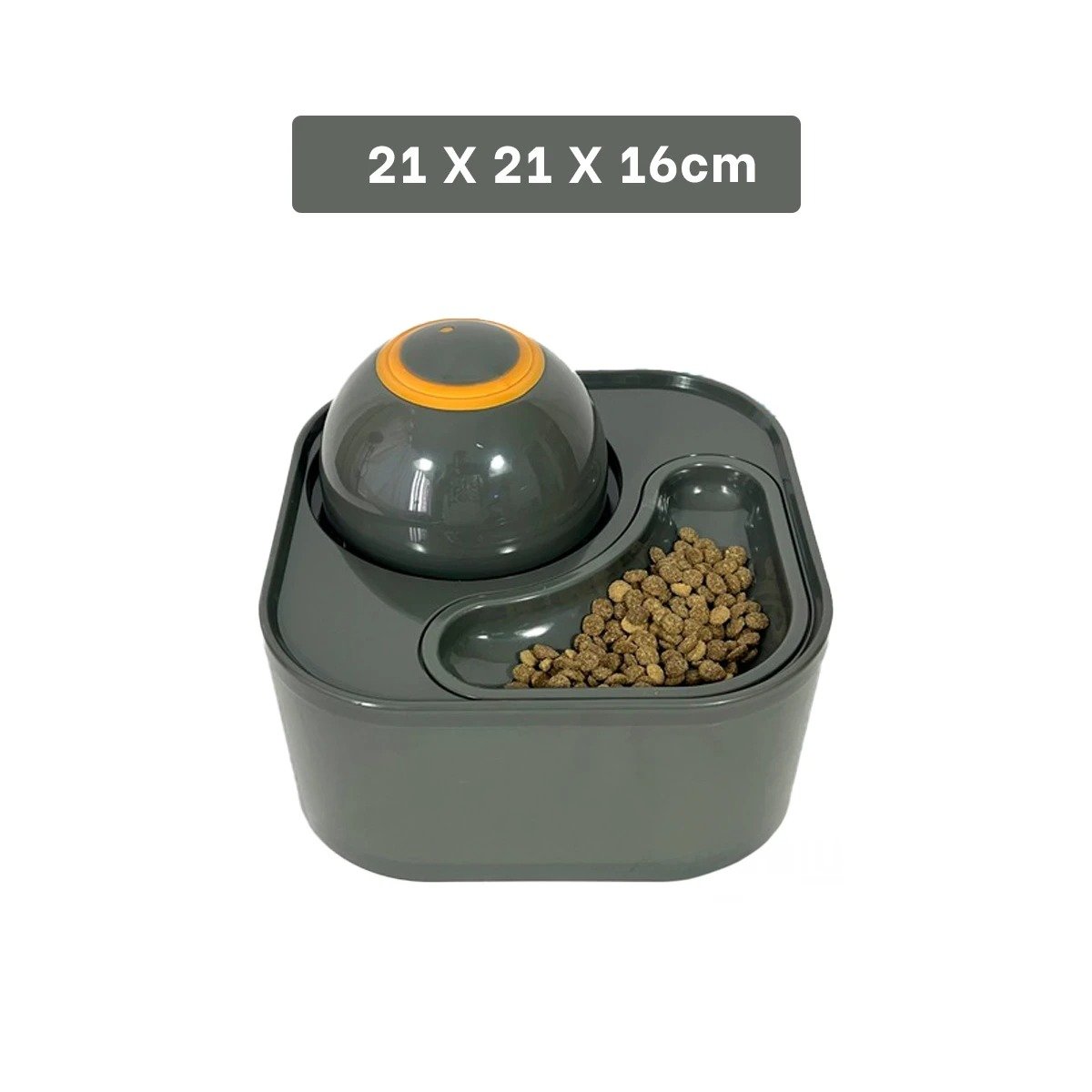 PACK4 FUENTE DOBLE CUADRADO CON ESFERA PET PLOMO DE PLASTICO MUY ACTIVO Y+PAPEL REGALO - 4