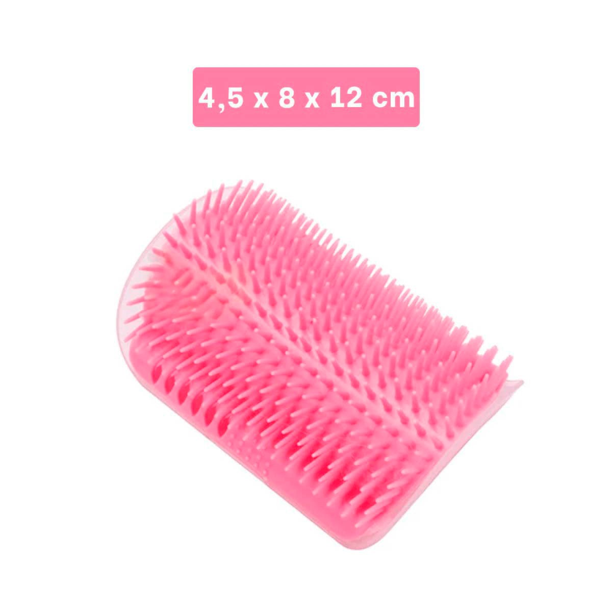 PACK4 CEPILLO DE PARED ROSADO MAS GATERA PARA LA SATISFACCION DE SU MASCOTA Y+REGALO STICKER - 4