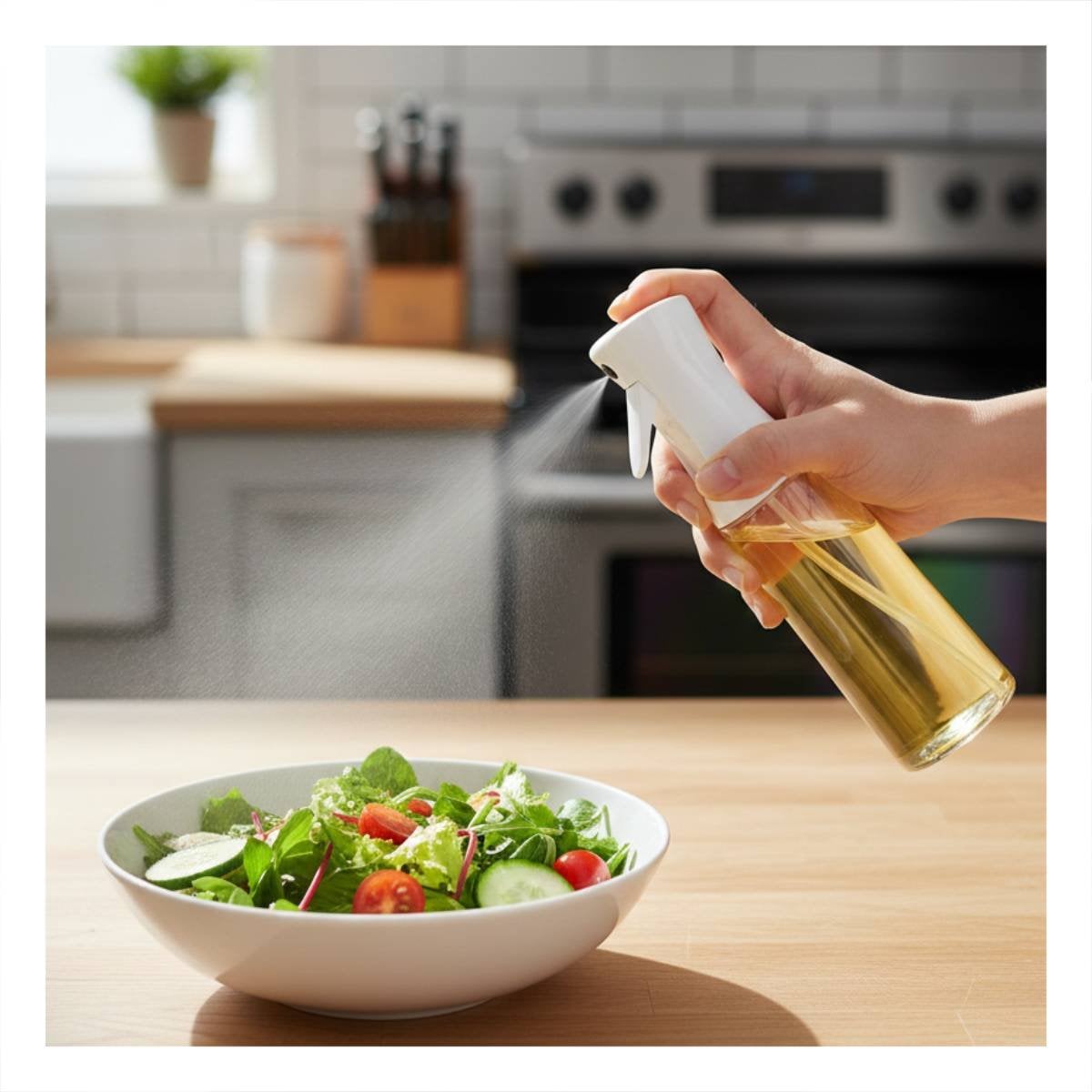 PACK2 SPRAY DE COCINA BLANCO 220ML PARA HUMECTAR SUS PANES CON MUCHA GANA Y+REGALO STICKER - 3