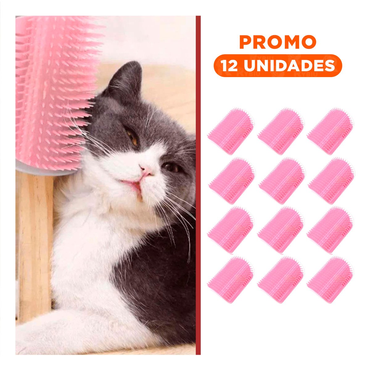 PACK12 ACCESORIO DE FRICCION ROSADA MAS ESTIMULO PARA LUCIR EN SU LIVING Y+REGALO STICKER - 1
