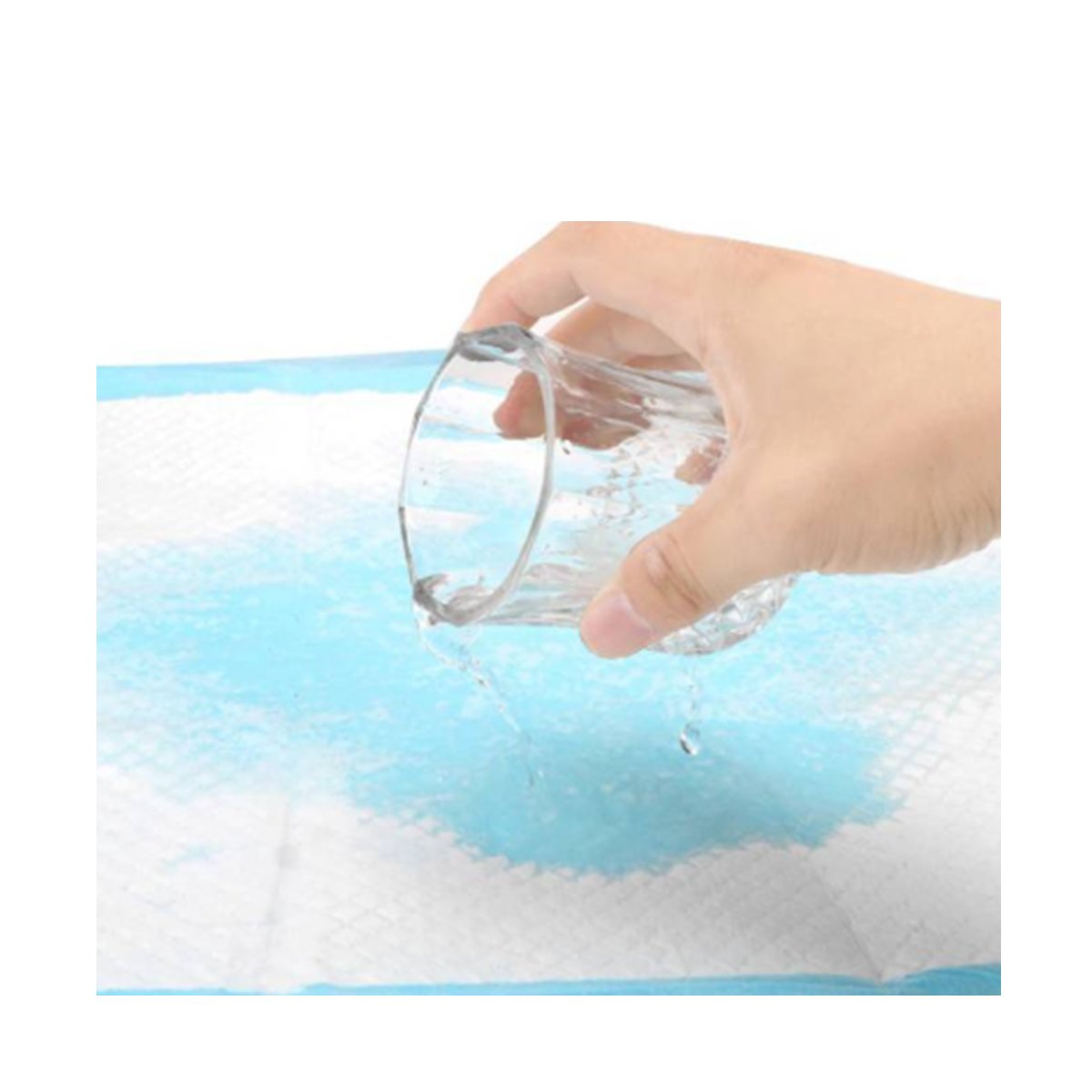 PAÑAL DE PISO PET TALLA S CELESTE DE MODELO FINO PARA UN HOGAR MUY ELEGANTE - 1