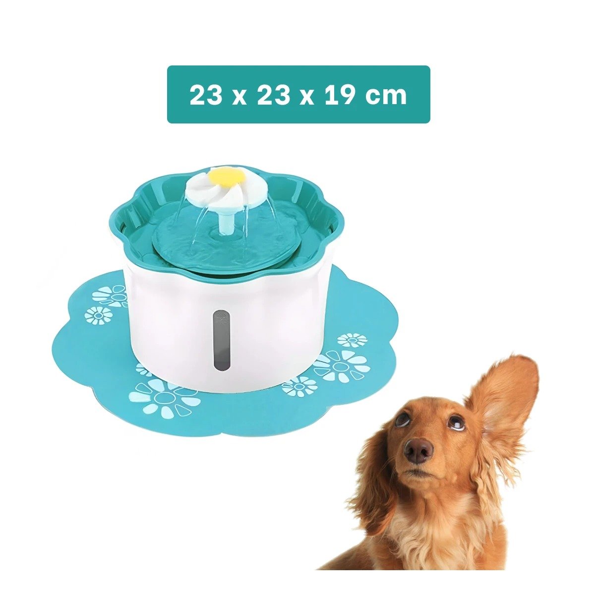 PACK4 BEBEDERO CON DISEÑO DE FLOR VERDE PARA EL CUIDADO DE SUS HIJOS - 4