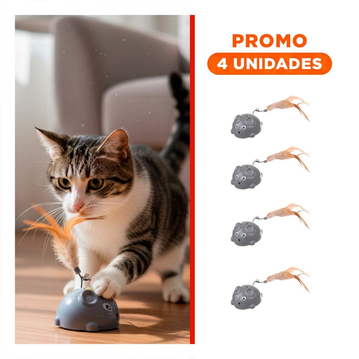 PACK4 JUGUETE CON MOVIMIENTO PLOMO PARA SUS PADRES Y SU COMODIDAD REAL Y+REGALO STICKER - 1