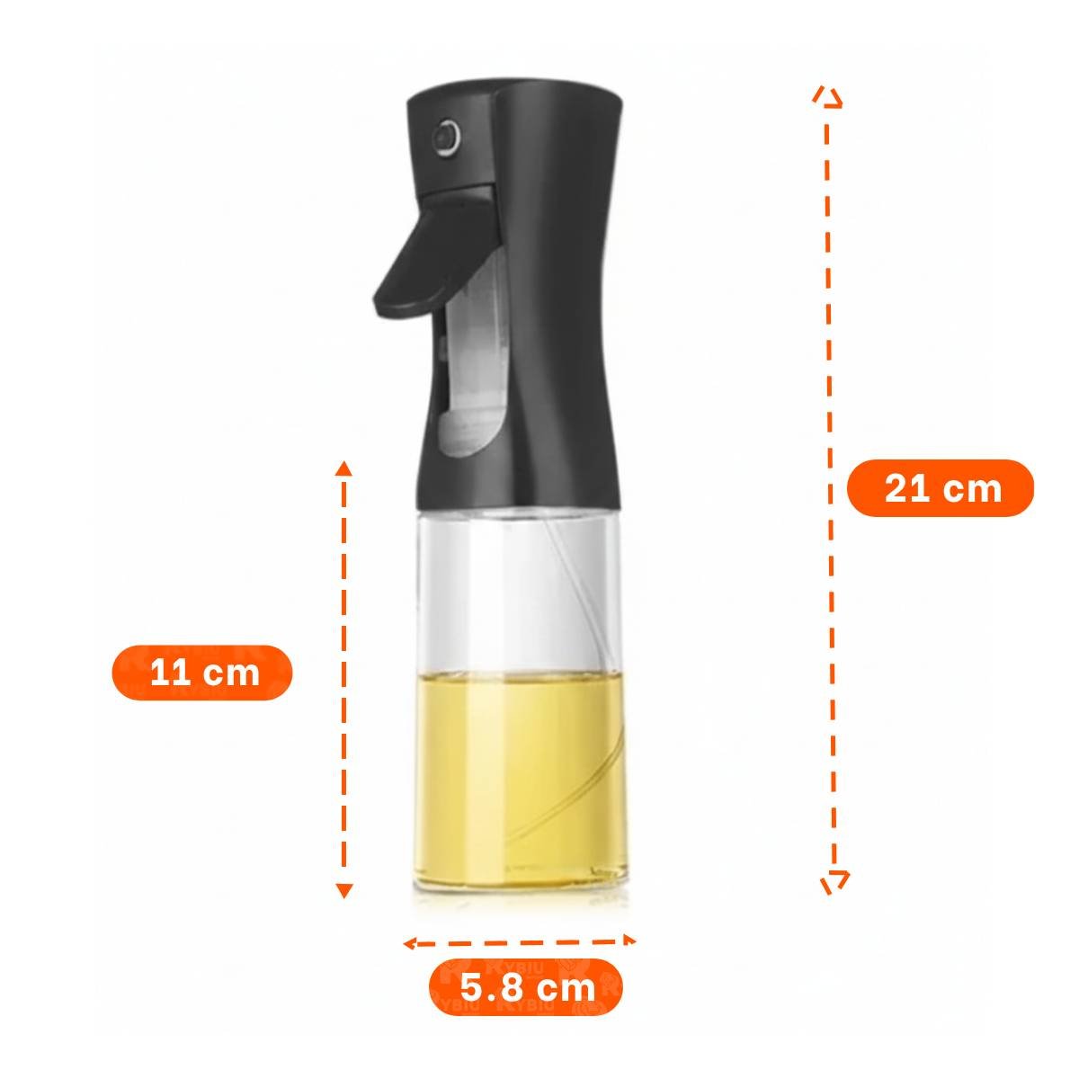 PULVERIZADOR DE VIDRIO NEGRO 220ML CON CIERRE PARA LA FRESCURA REAL Y+POST IT - 4
