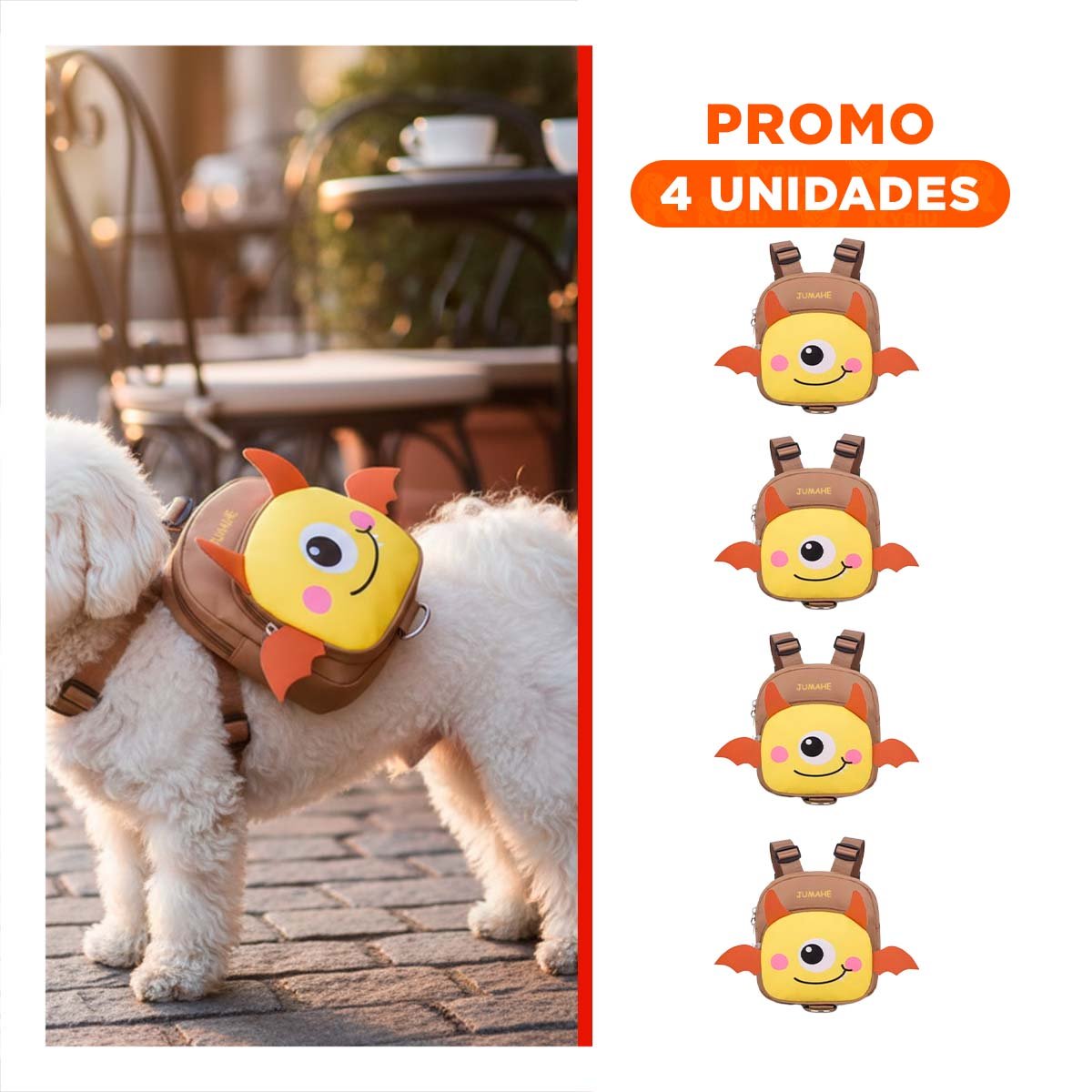 PACK4 ARNES DE ESPALDA MOSTAZA DE MURCIELAGO PARA SUS PADRES Y SU COMODIDAD Y+REGALO STICKER - 1