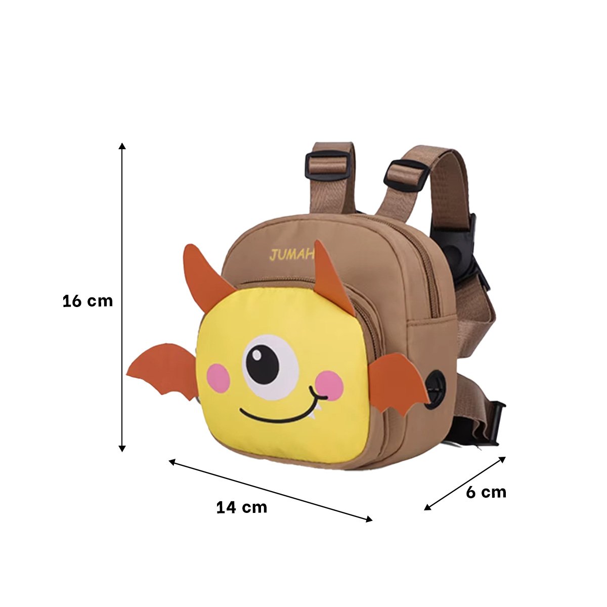 PACK6 MORRAL PARA MASCOTA MOSTAZA DE MURCIELAGO PARA SUS MANOS CON UN MANEJO - 4