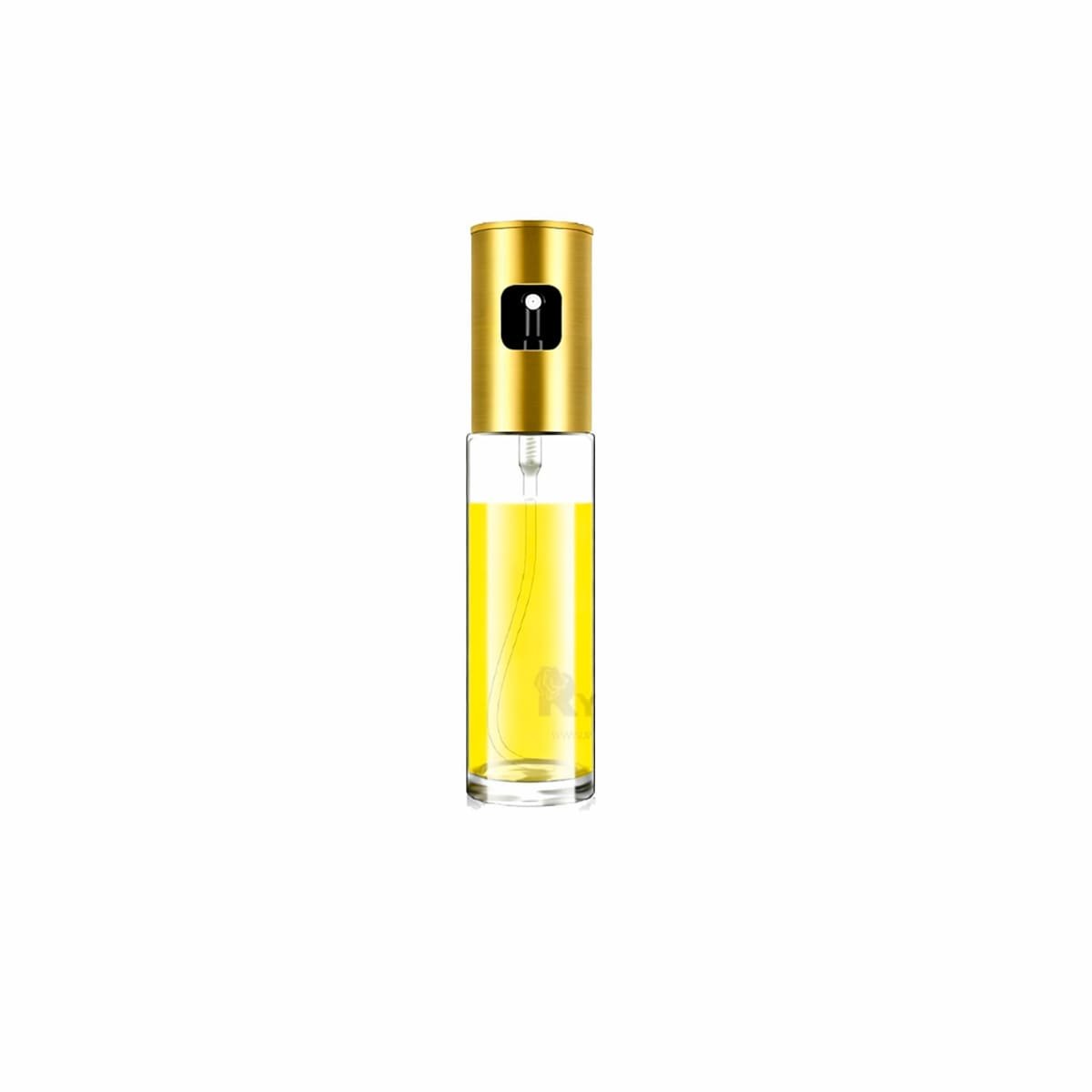 PACK2 PULVERIZADOR DE VIDRIO DORADO 100ML CON SUPERFICIE DE FACIL LIMPIEZA Y+REGALO STICKER - 2