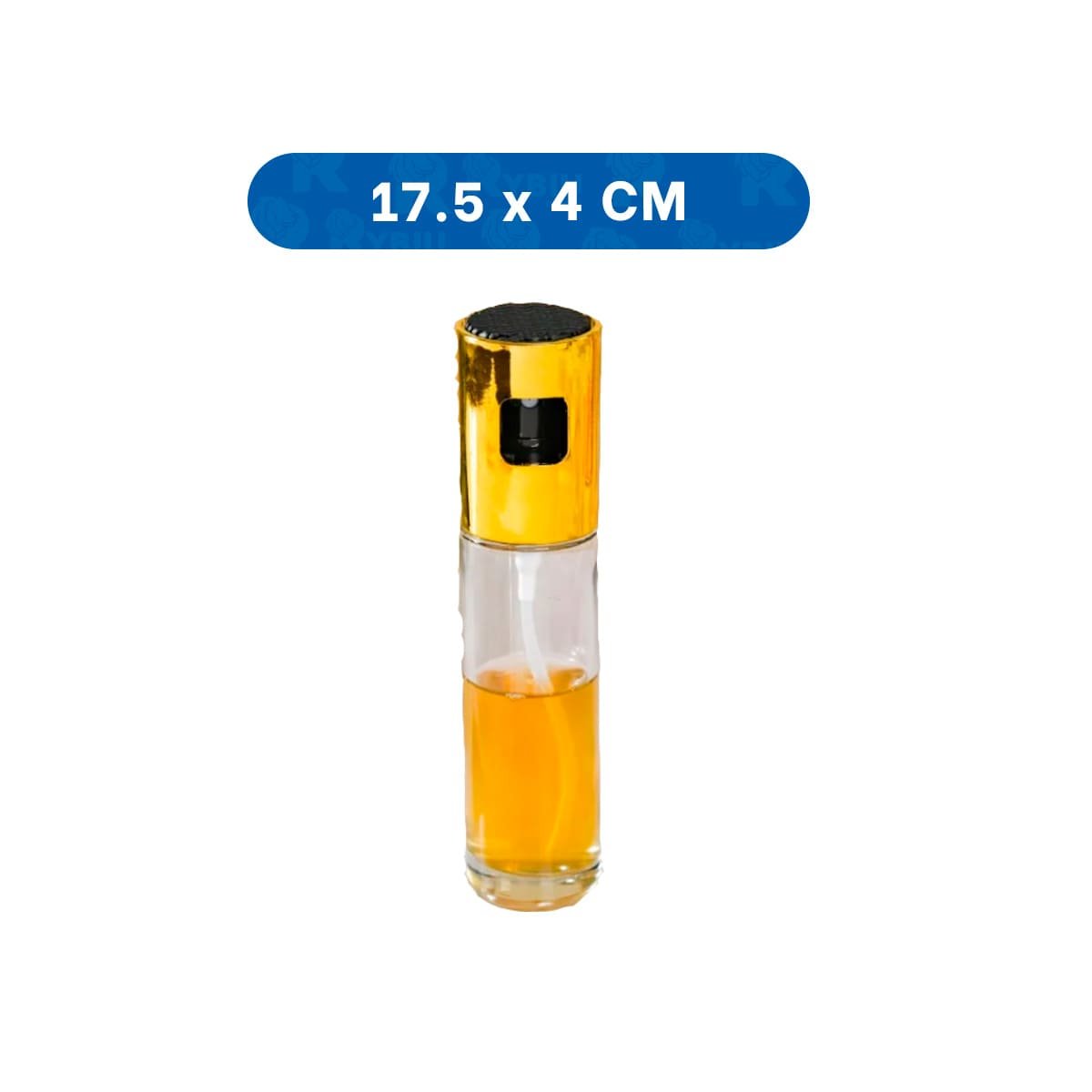 PACK2 PULVERIZADOR DE VIDRIO DORADO 100ML CON SUPERFICIE DE FACIL LIMPIEZA Y+REGALO STICKER - 4