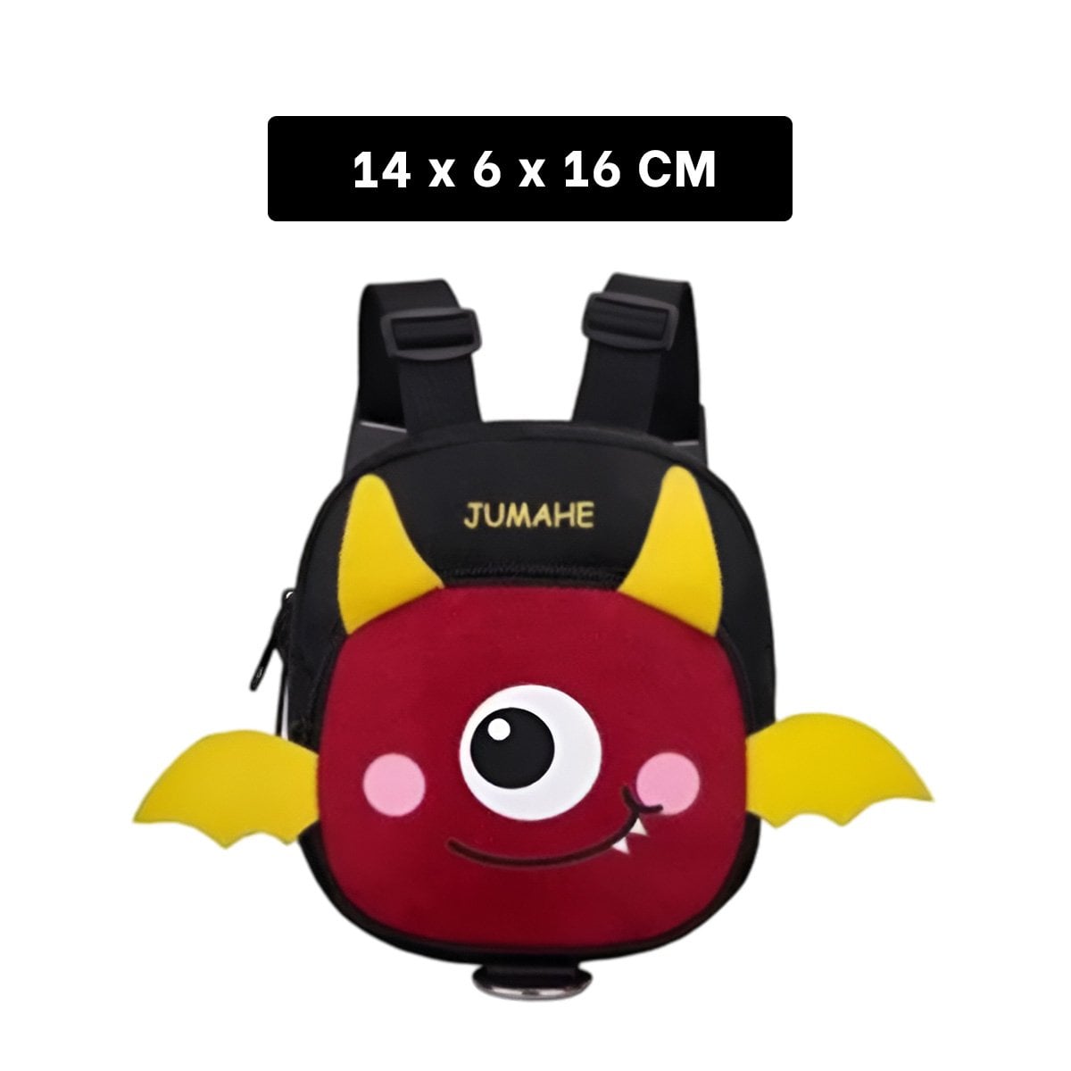 PACK6 MOCHILA PEQUEÑA PARA MASCOTA COLOR NEGRO DE MURCIELAGO MUY SUAVE REAL Y+PAPEL REGALO - 4
