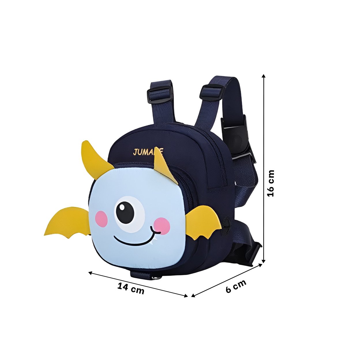 PACK6 MORRAL PARA MASCOTA AZUL DE MURCIELAGO PARA SUS MANOS CON UN MANEJO - 4