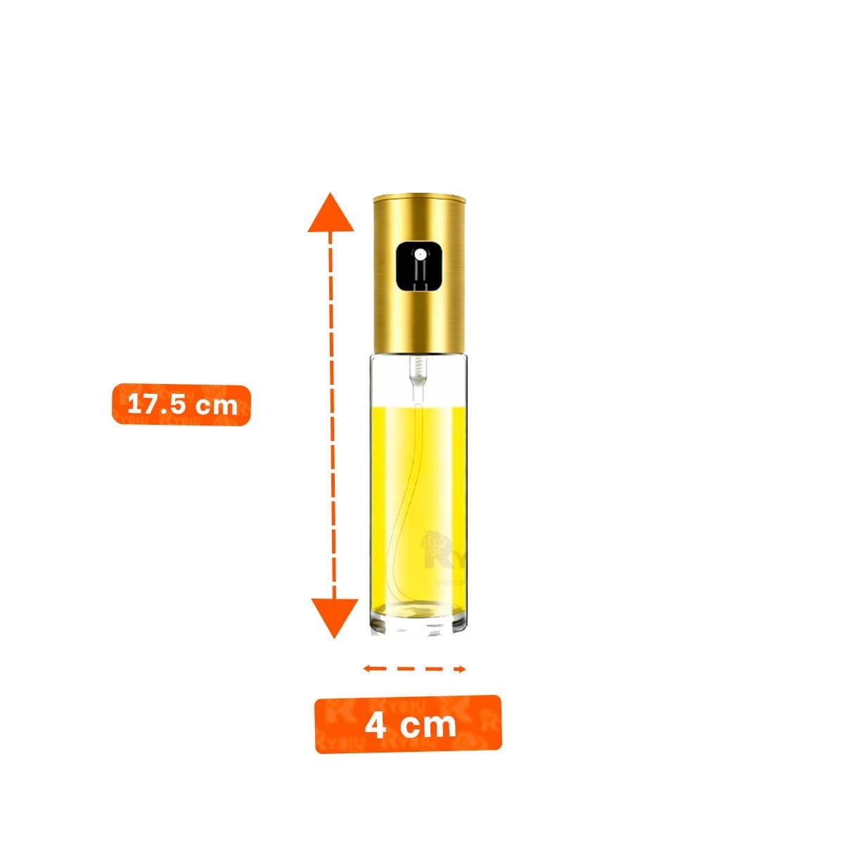 SPRAY DE COCINA DORADO 100ML CON ESTRUCTURA FIRME PARA SU MESADA Y+REGALO STICKER - 4
