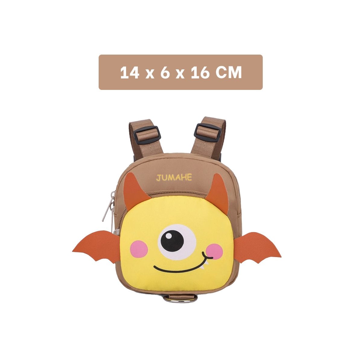 PACK2 MOCHILA PEQUEÑA PARA MASCOTA COLOR MOSTAZA DE MURCIELAGO MUY UTIL REAL Y+PAPEL REGALO - 4