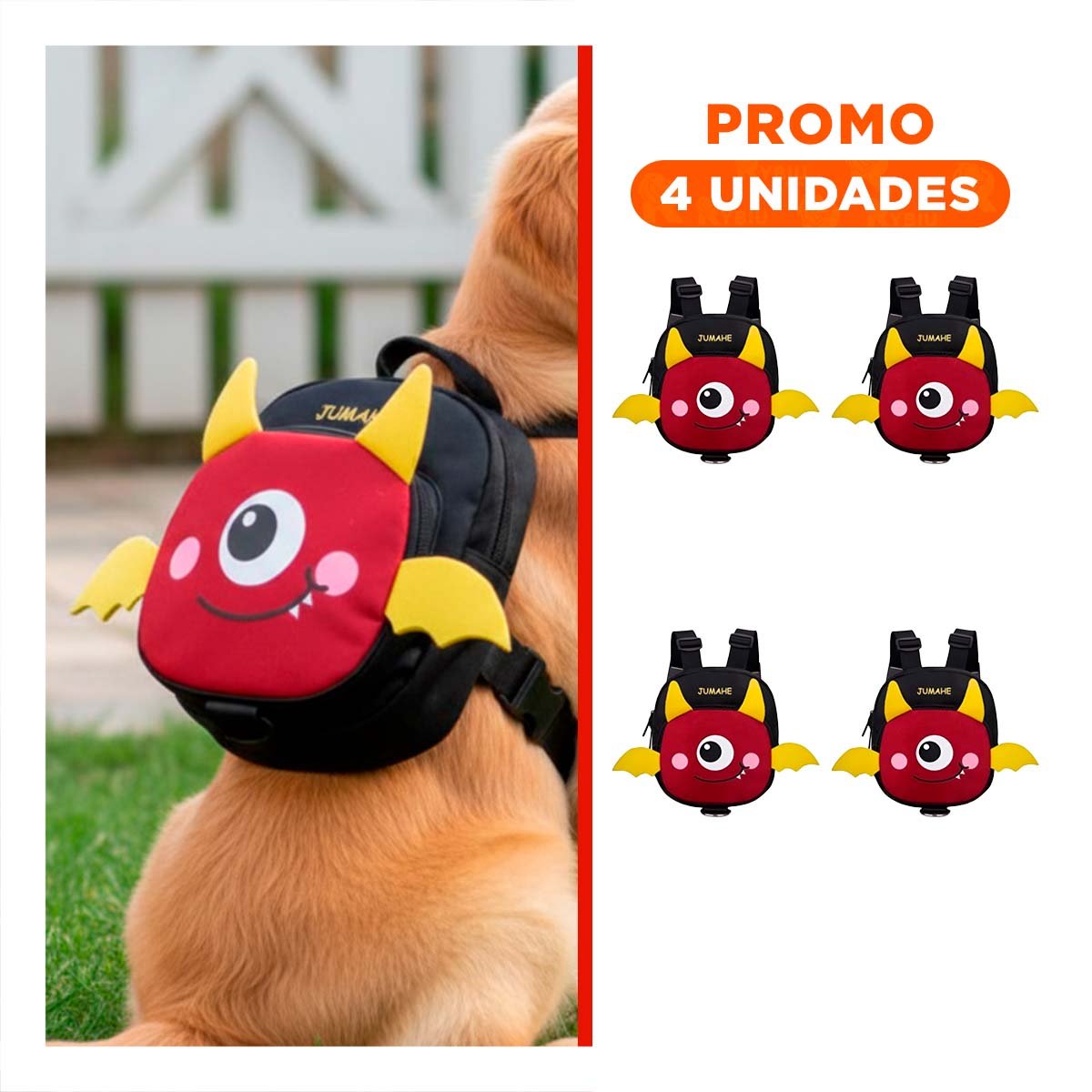 PACK4 ARNES DE ESPALDA NEGRO DE MURCIELAGO PARA SUS PADRES Y SU COMODIDAD Y+REGALO STICKER - 1