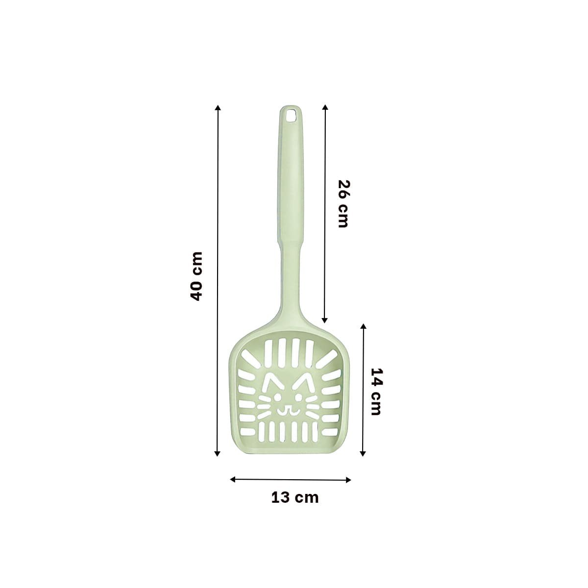 PACK6 RECOLECTOR MANUAL 40X13CM MASCOTAS VERDE PASTEL - 4