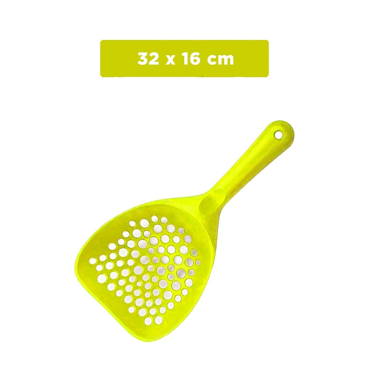PACK4 LIMPIA ARENA PRACTICO 32X16CM PARA GATO AMARILLO - 4