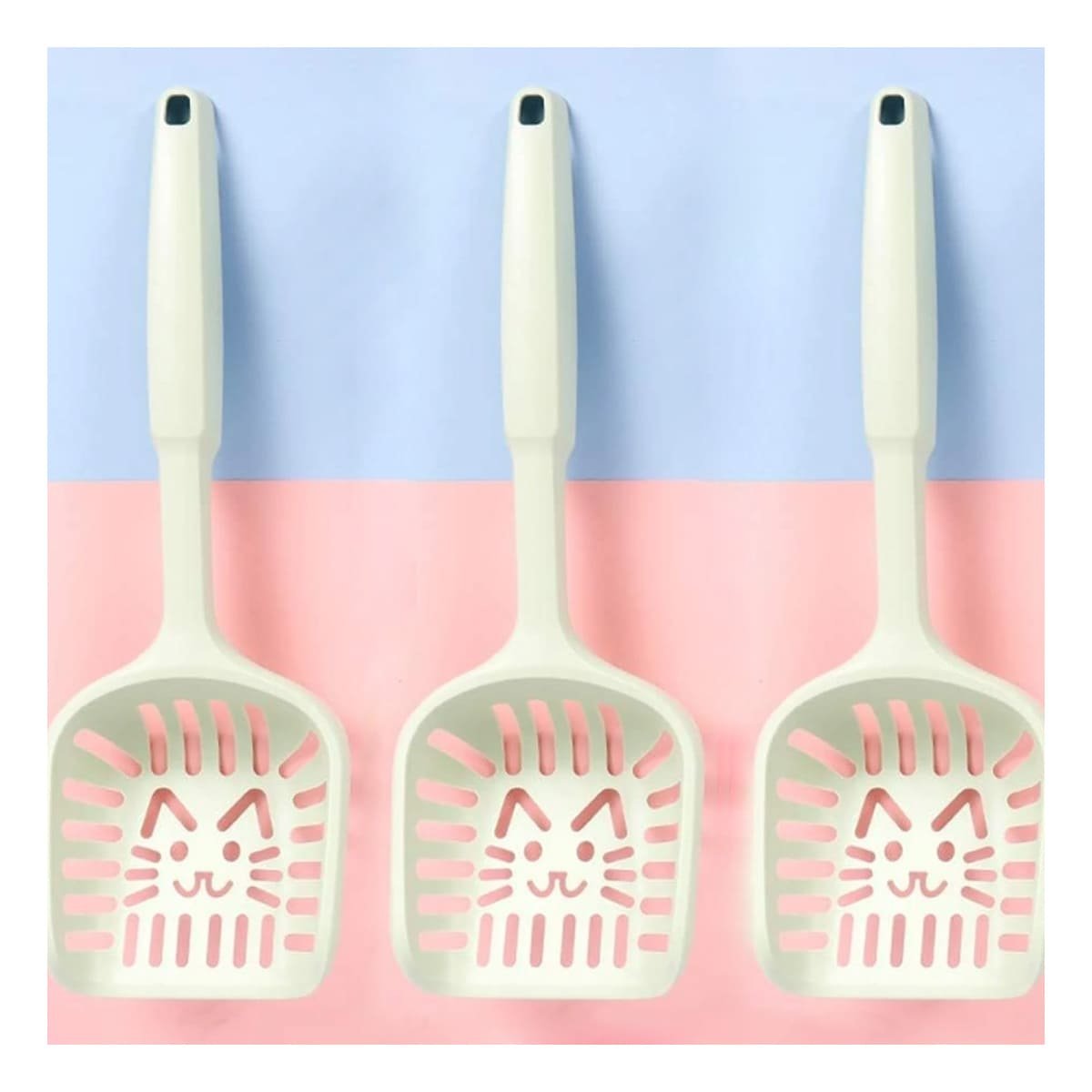 PACK2 RECOLECTOR FUNCIONAL 40X13CM ARENA SANITARIA VERDE PASTEL Y+REGALO STICKER - 5