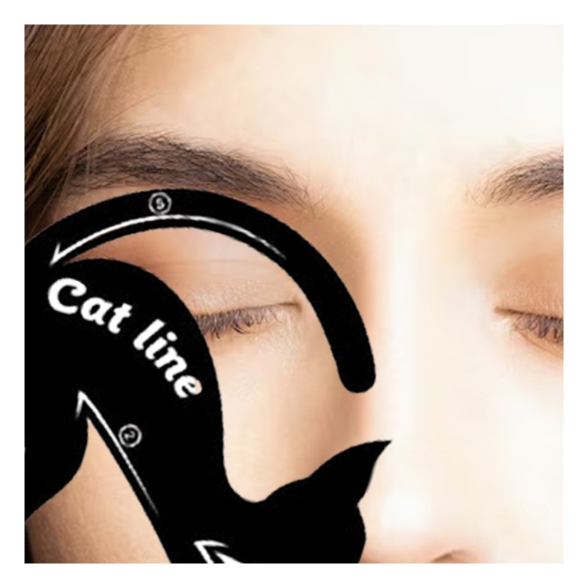 PACK12 COMPLEMENTO PORTATIL NEGRO PARA DELINEADO DE OJOS COMODO Y+REGALO STICKER - 3