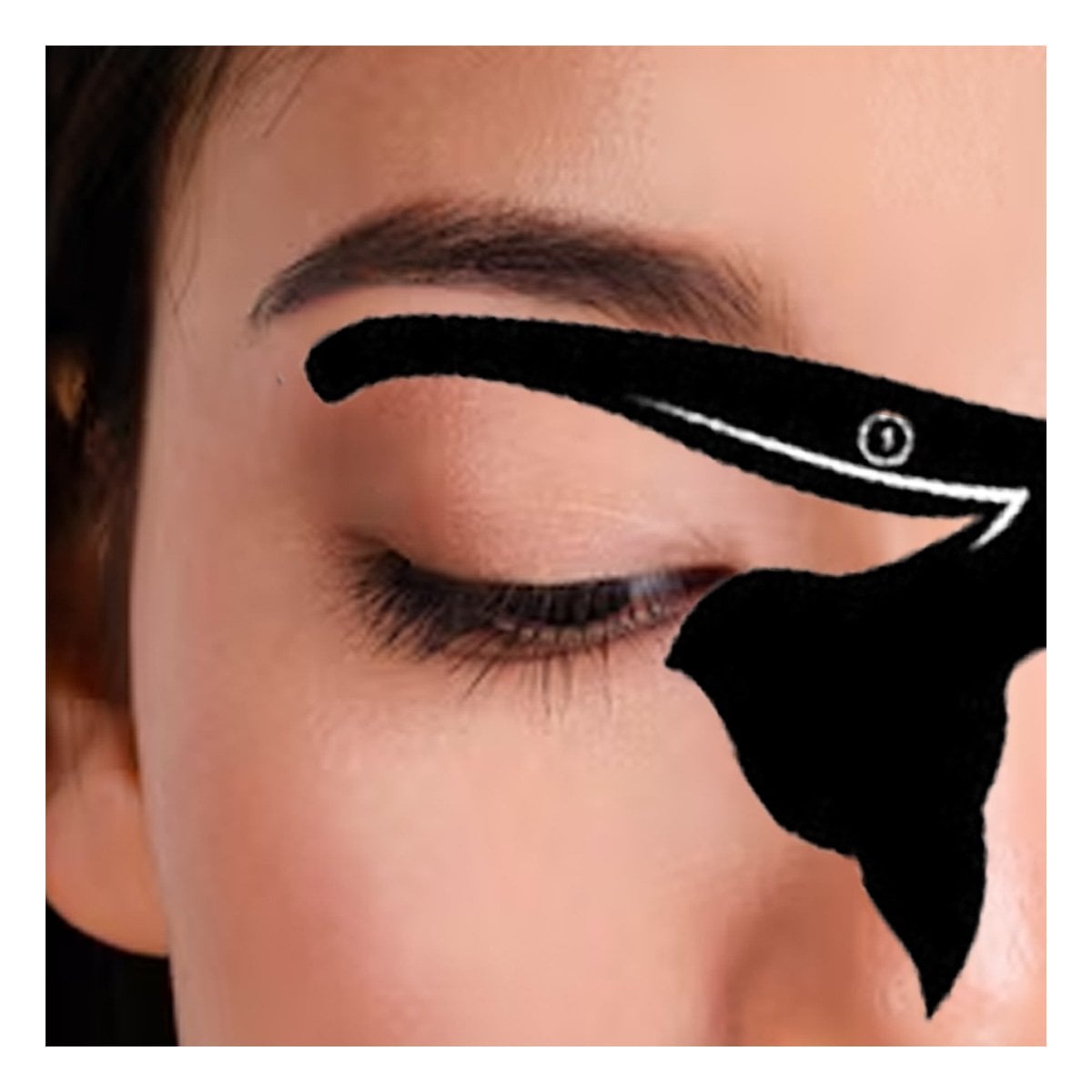 PACK4 DISPOSITIVO NEGRO PARA DELINEADO DE OJOS PRACTICO Y SEGURO - 5