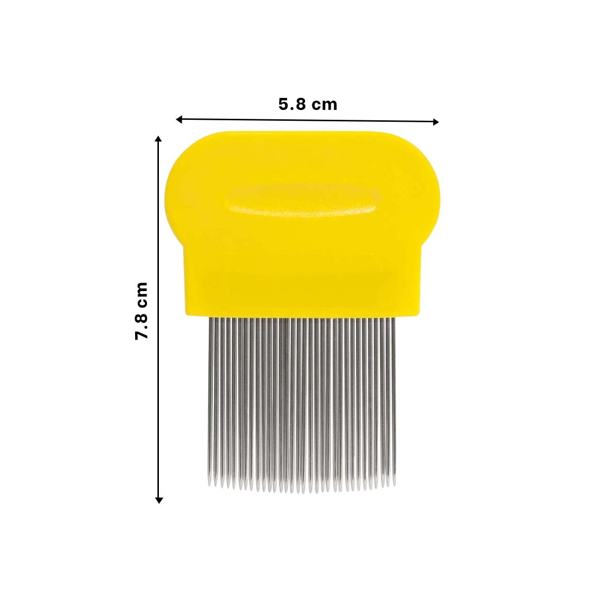 PACK2 HERRAMIENTA CLASICA AMARILLO PARA PIOJOS Y LIENDRES RESISTENTE EN HOGAR - 4