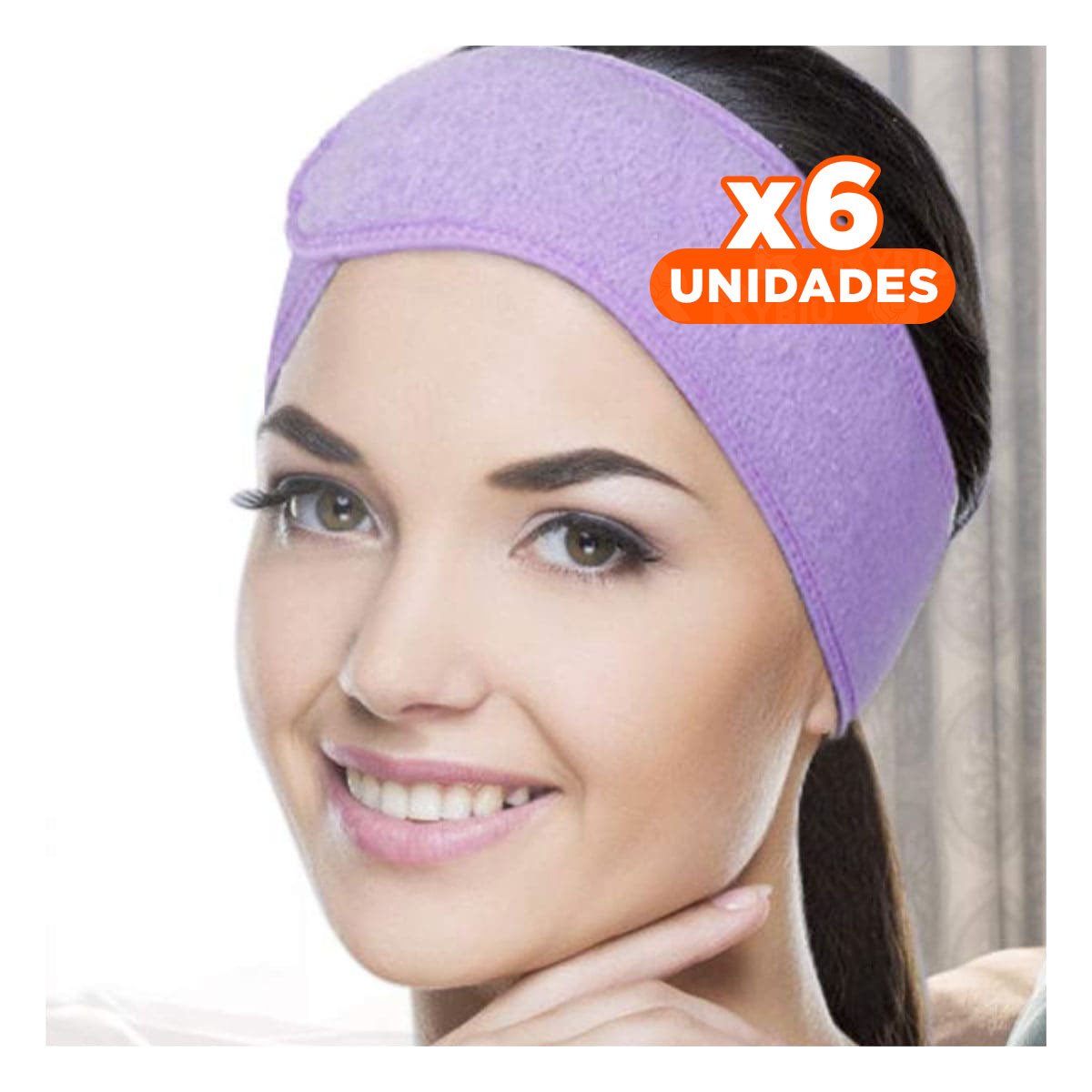 PACK6 COMPLEMENTO MORADO AJUSTABLE PARA SPA 60X8,5CM SUAVE Y COMODO Y+REGALO STICKER - 1