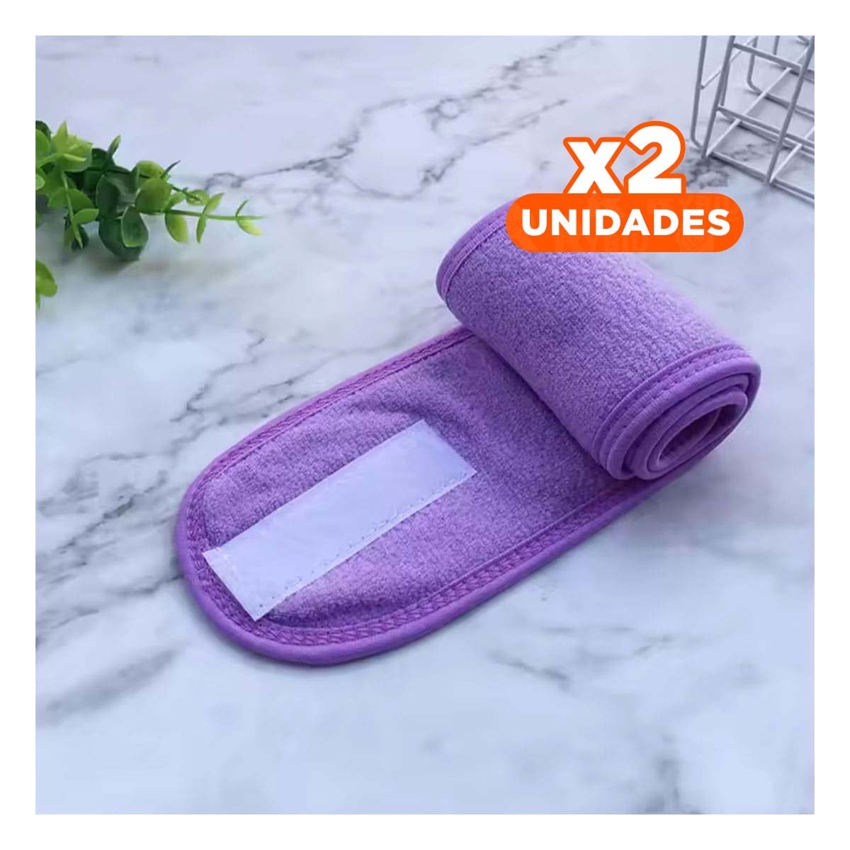 PACK2 SUJETADOR PROFESIONAL MORADO AJUSTABLE PARA SPA 60X8,5CM ALTA CALIDAD Y+REGALO STICKER - 1