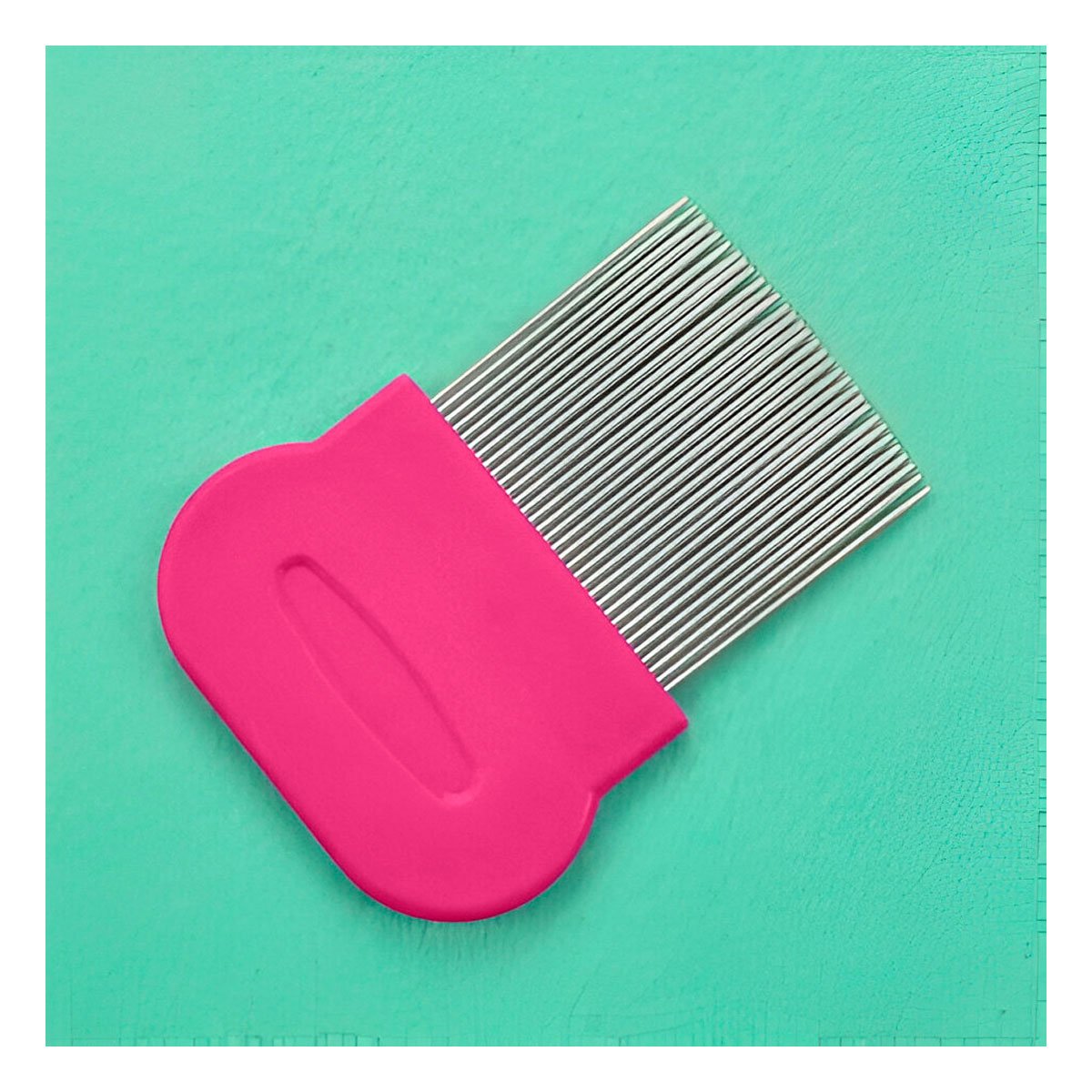 PACK4 PEINE PARA PIOJOS Y LIENDRES FUCSIA RESISTENTE Y COMODO EN CASA - 3