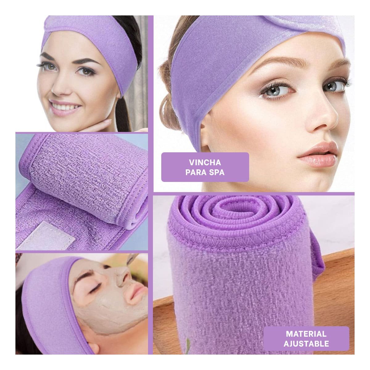 PACK6 SOPORTE PROFESIONAL MORADO AJUSTABLE PARA SPA 60X8,5CM ALTA CALIDAD Y+PAPEL REGALO - 3